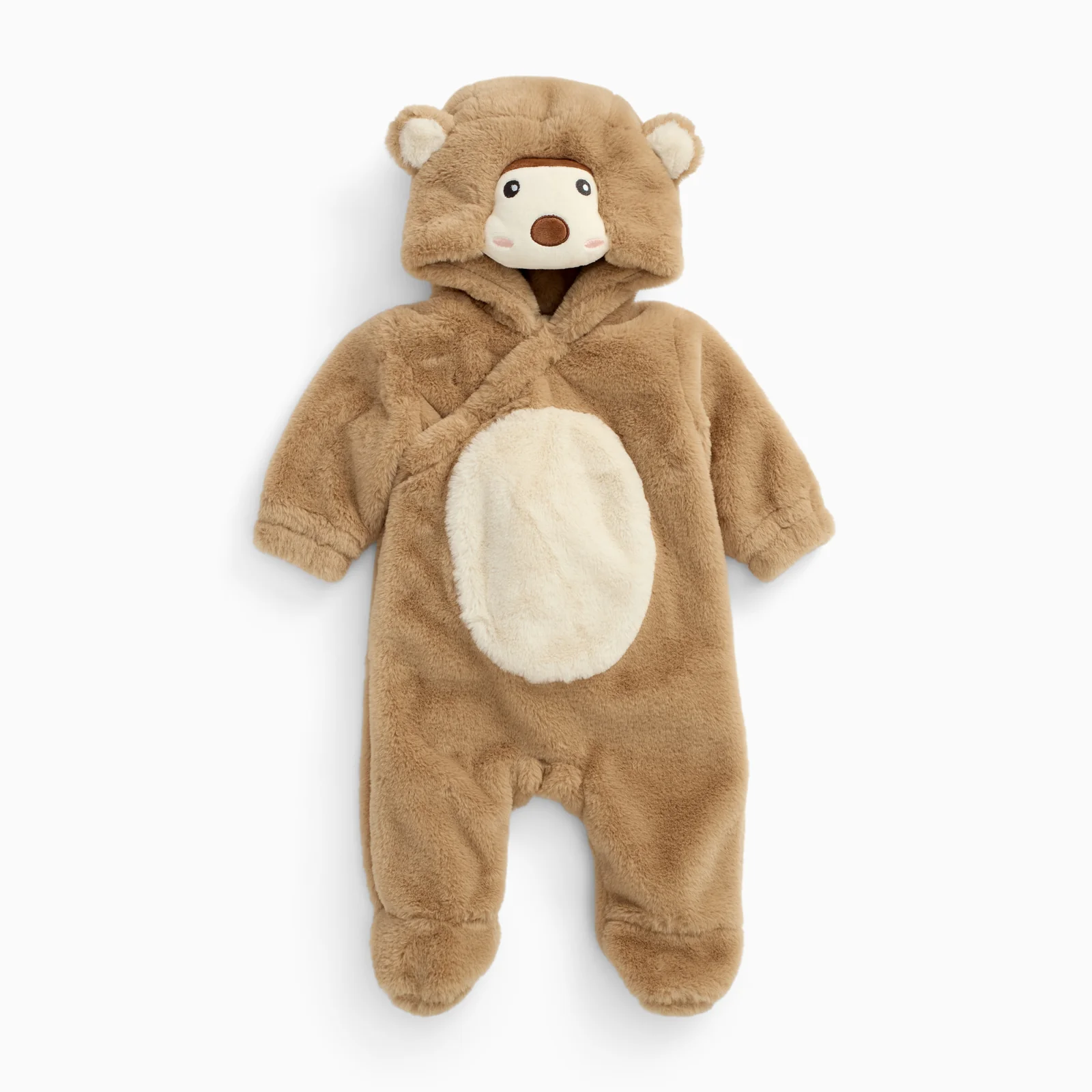 Monkey Faux Fur Pramsuit - Image 3