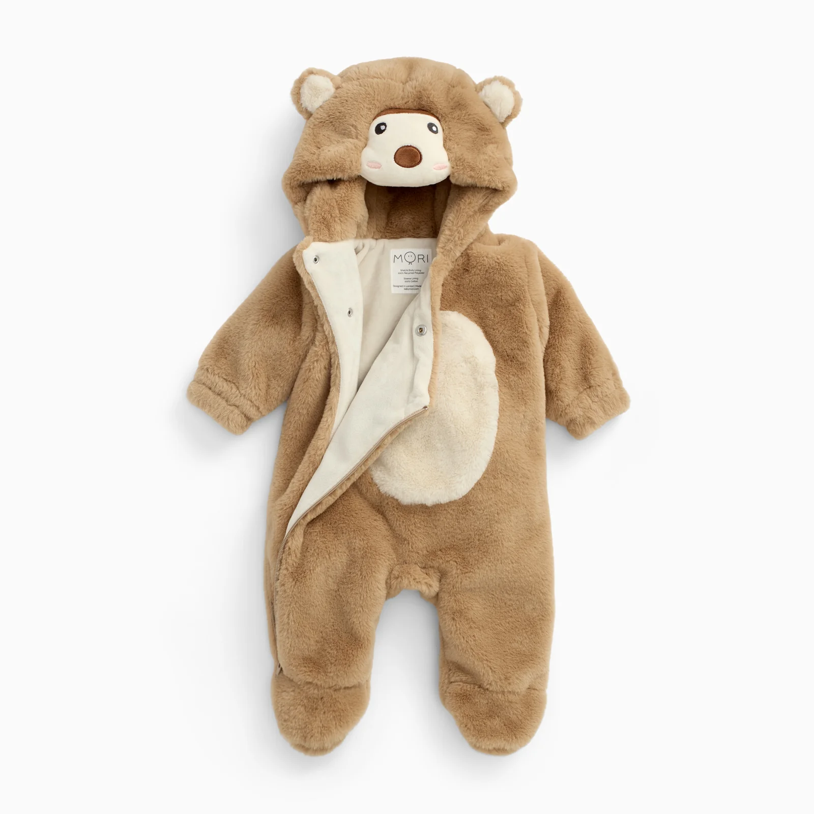 Monkey Faux Fur Pramsuit - Image 4