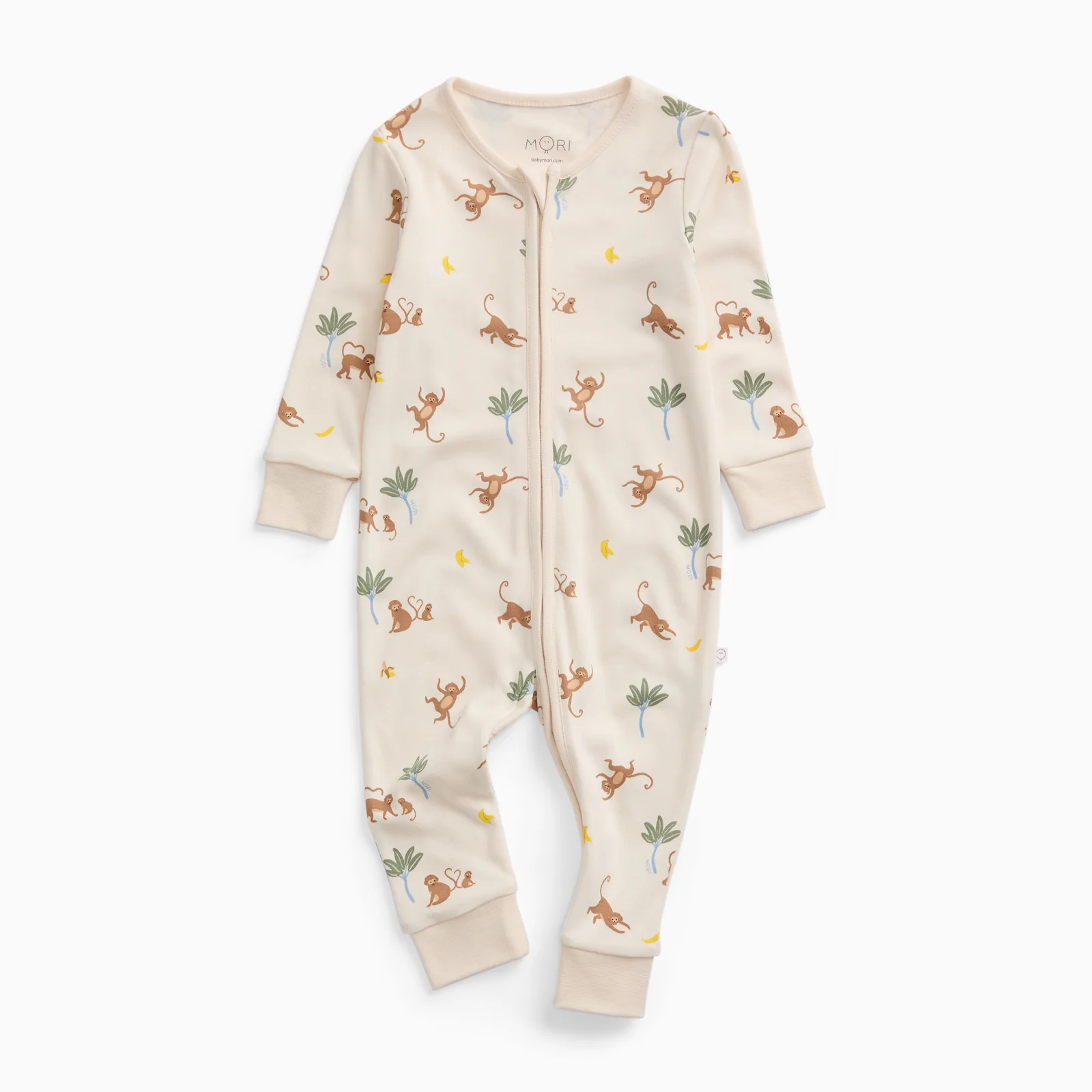 Monkeys Clever Zip Sleepsuit - Image 4