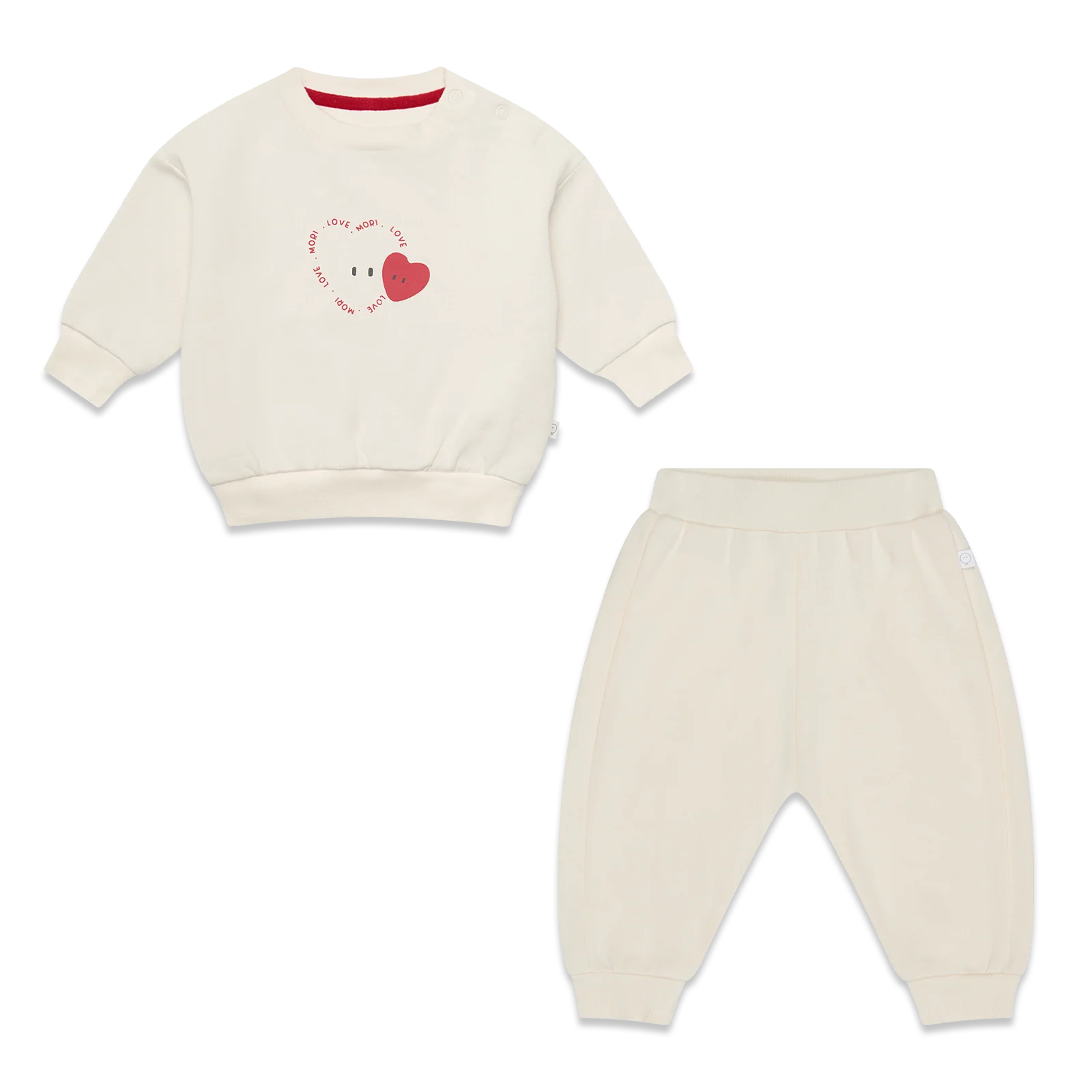 MORI Heart Oversized Sweatshirt & Joggers