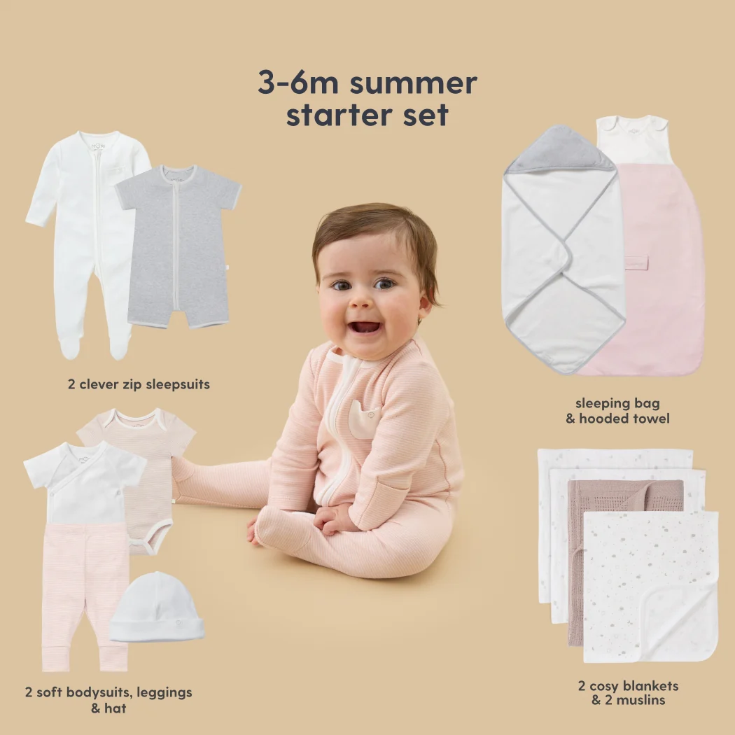 MORI Newborn Baby Starter 12-Piece Essentials Set - Image 15