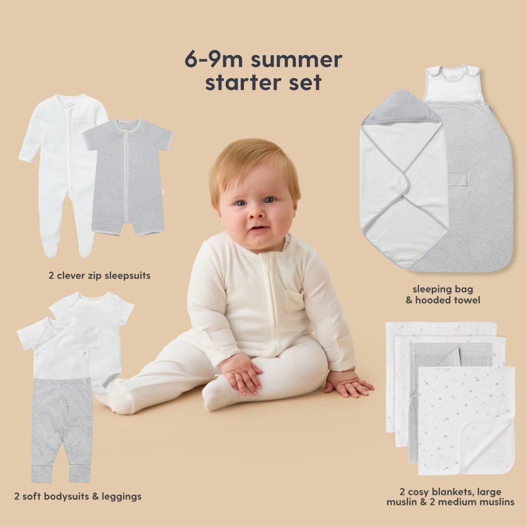 MORI Newborn Baby Starter 12-Piece Essentials Set - Image 28