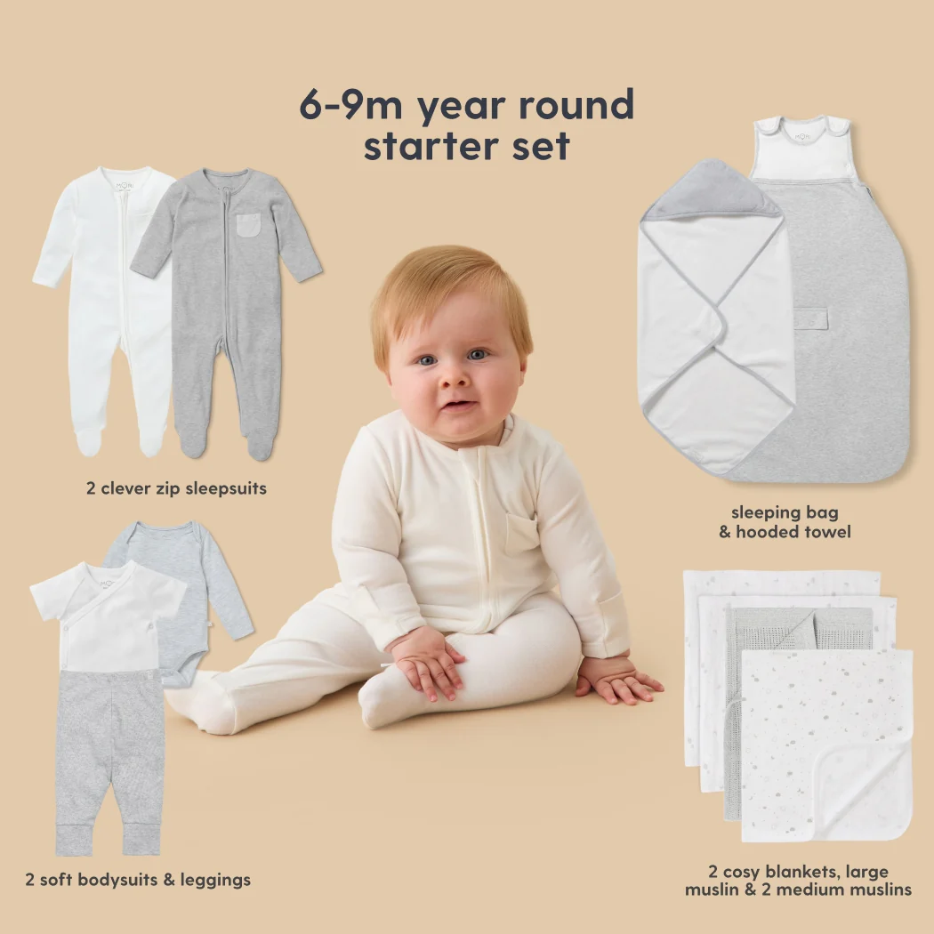 MORI Newborn Baby Starter 12-Piece Essentials Set - Image 32