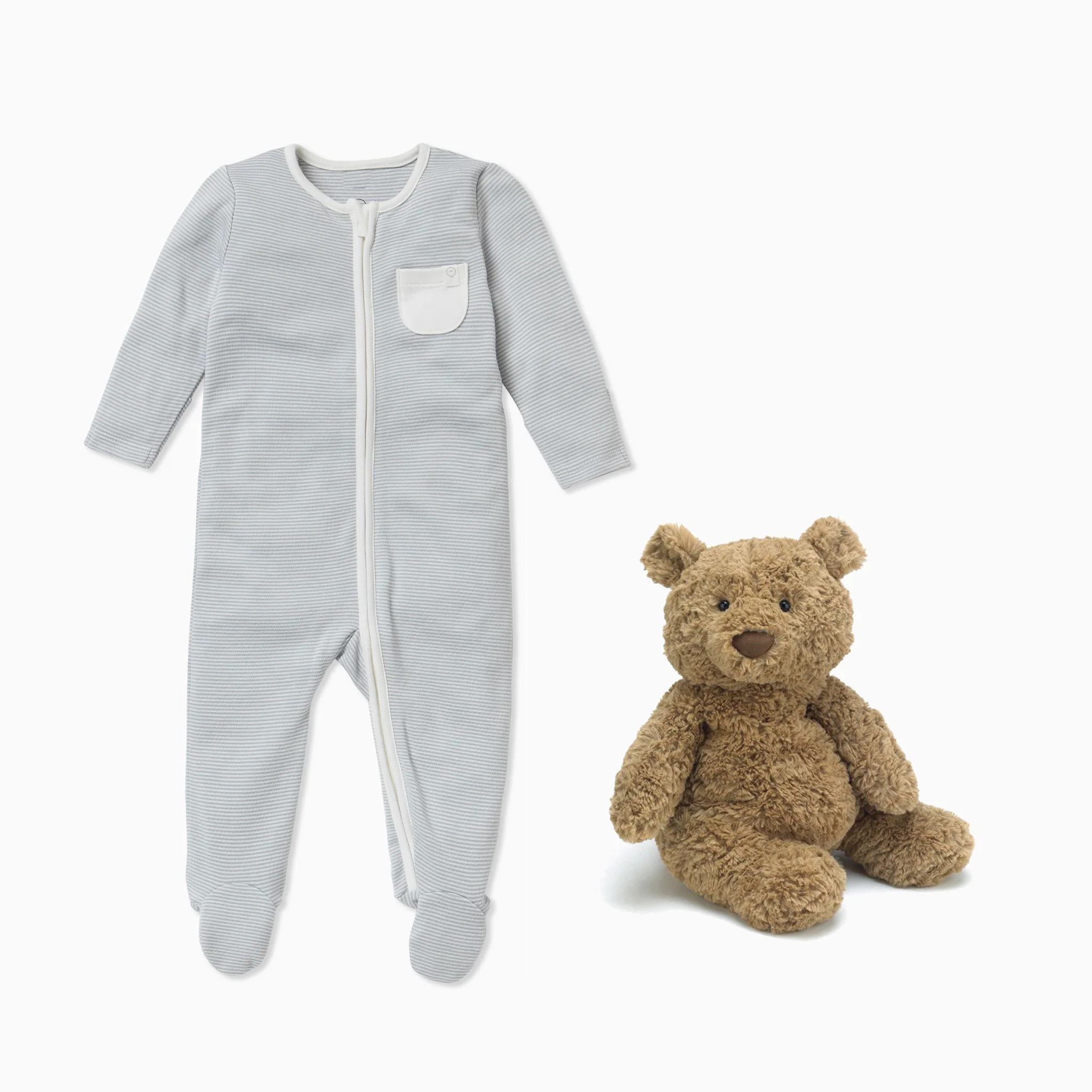 MORI Personalised Sleepsuit & Jellycat Soft Toy Set - Image 13
