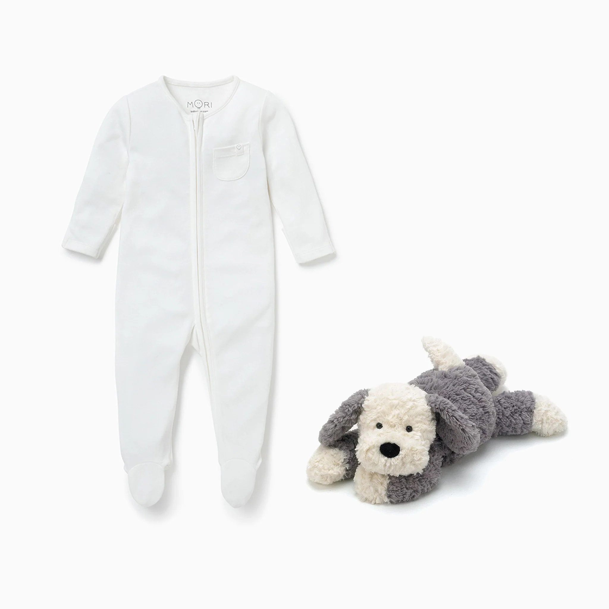 MORI Personalised Sleepsuit & Jellycat Soft Toy Set - Image 2