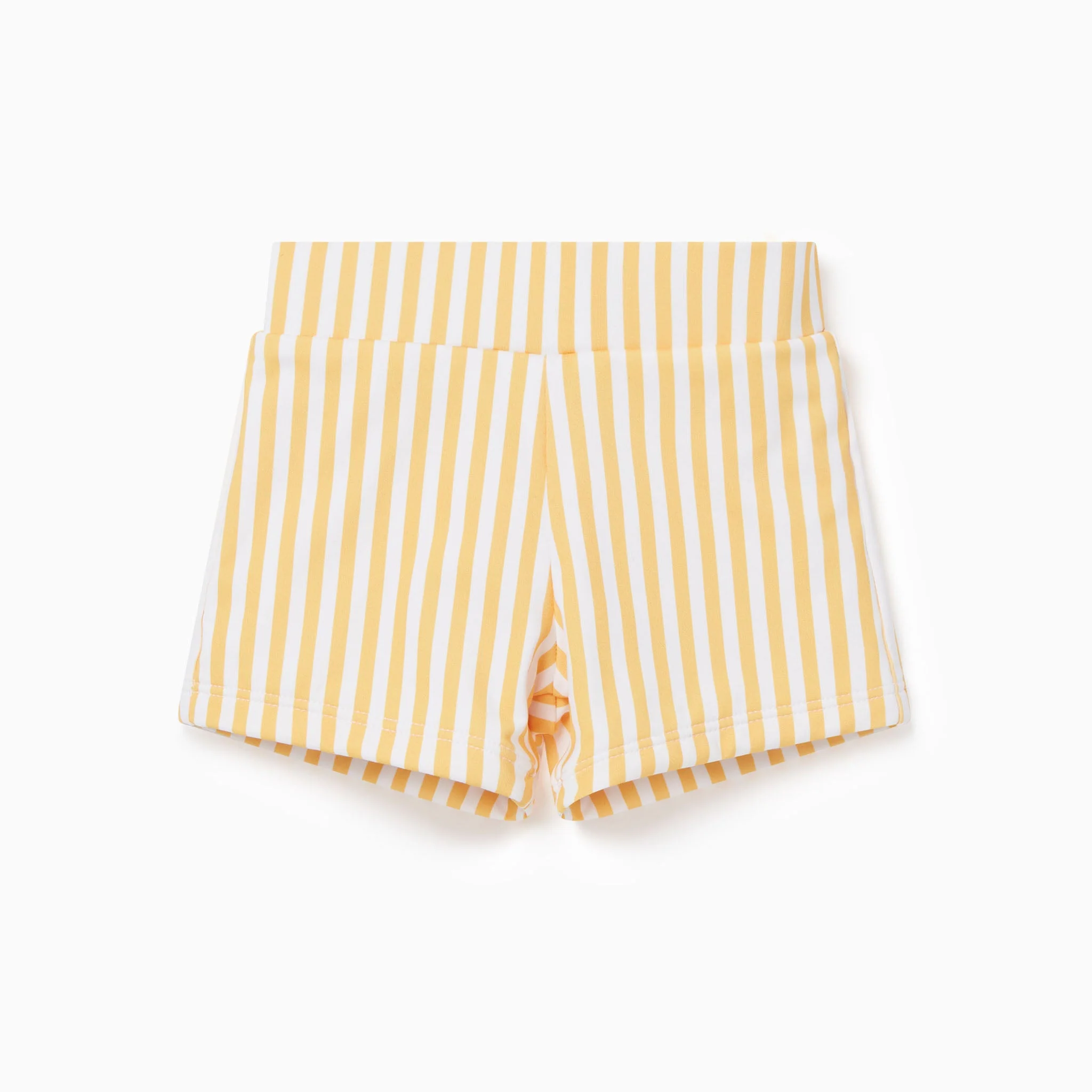 Mustard Stripe Swim Shorts