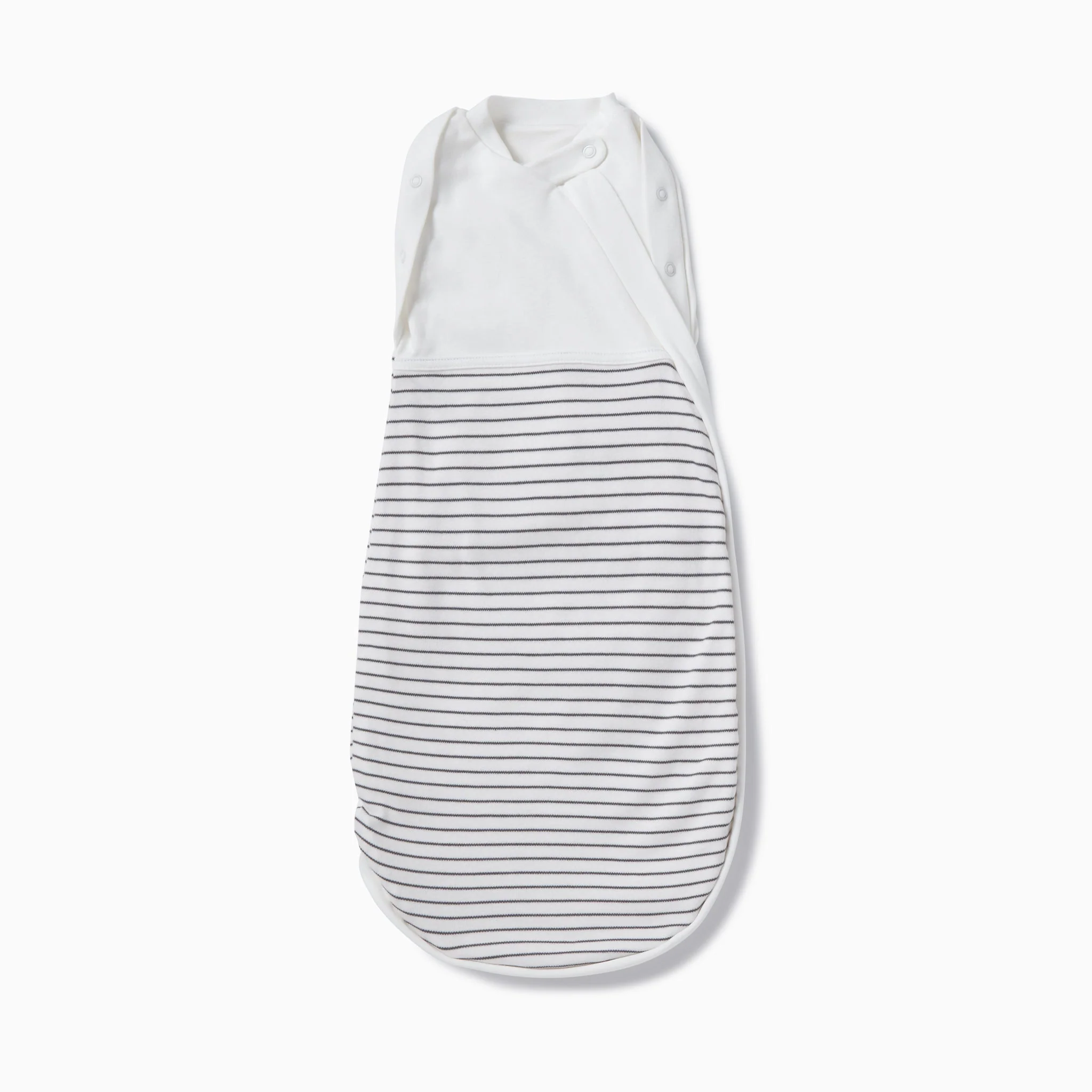 Newborn Swaddle Bag - Grey Stripe - Image 3