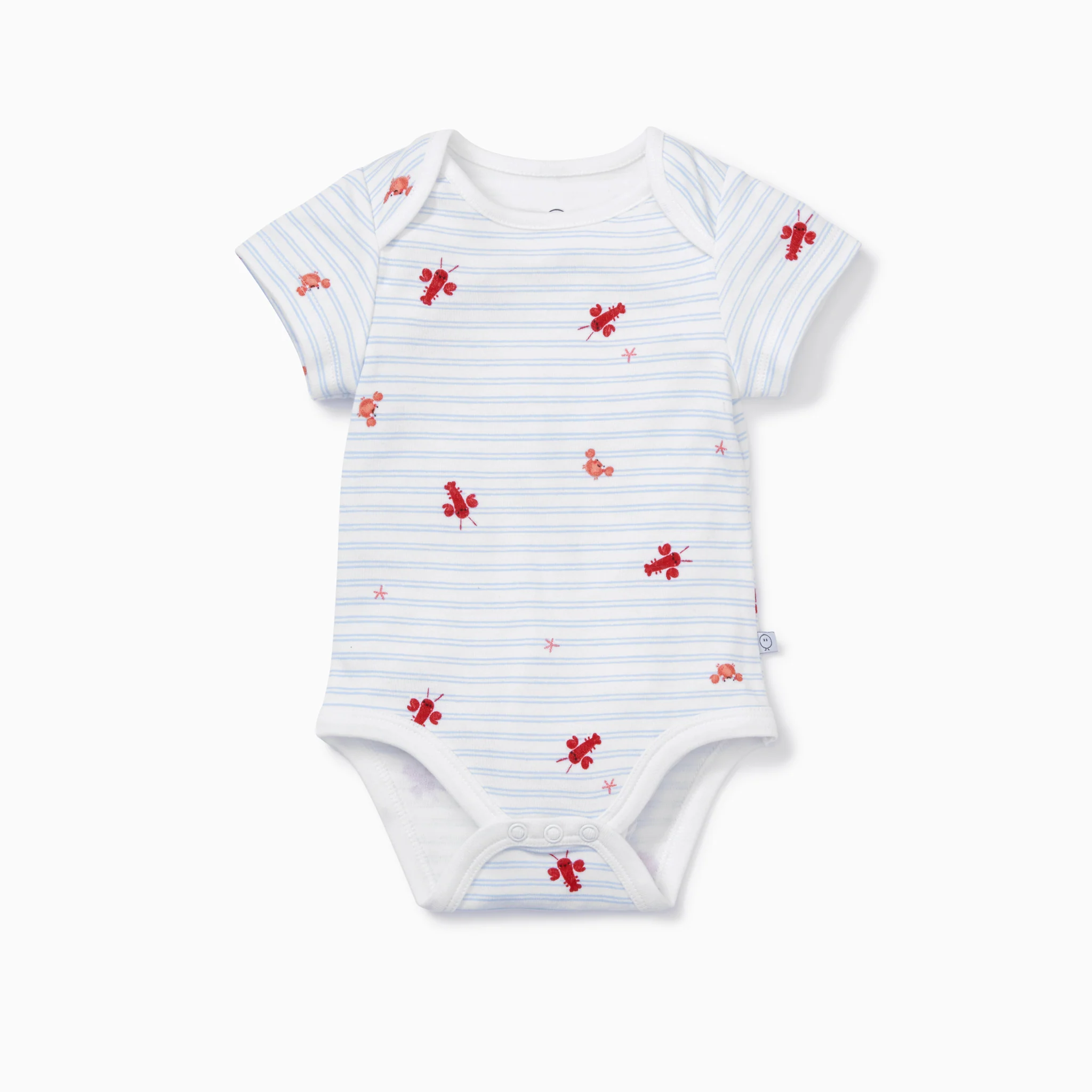 Ocean & Coral Short Sleeve Bodysuit 4 Pack - Image 4