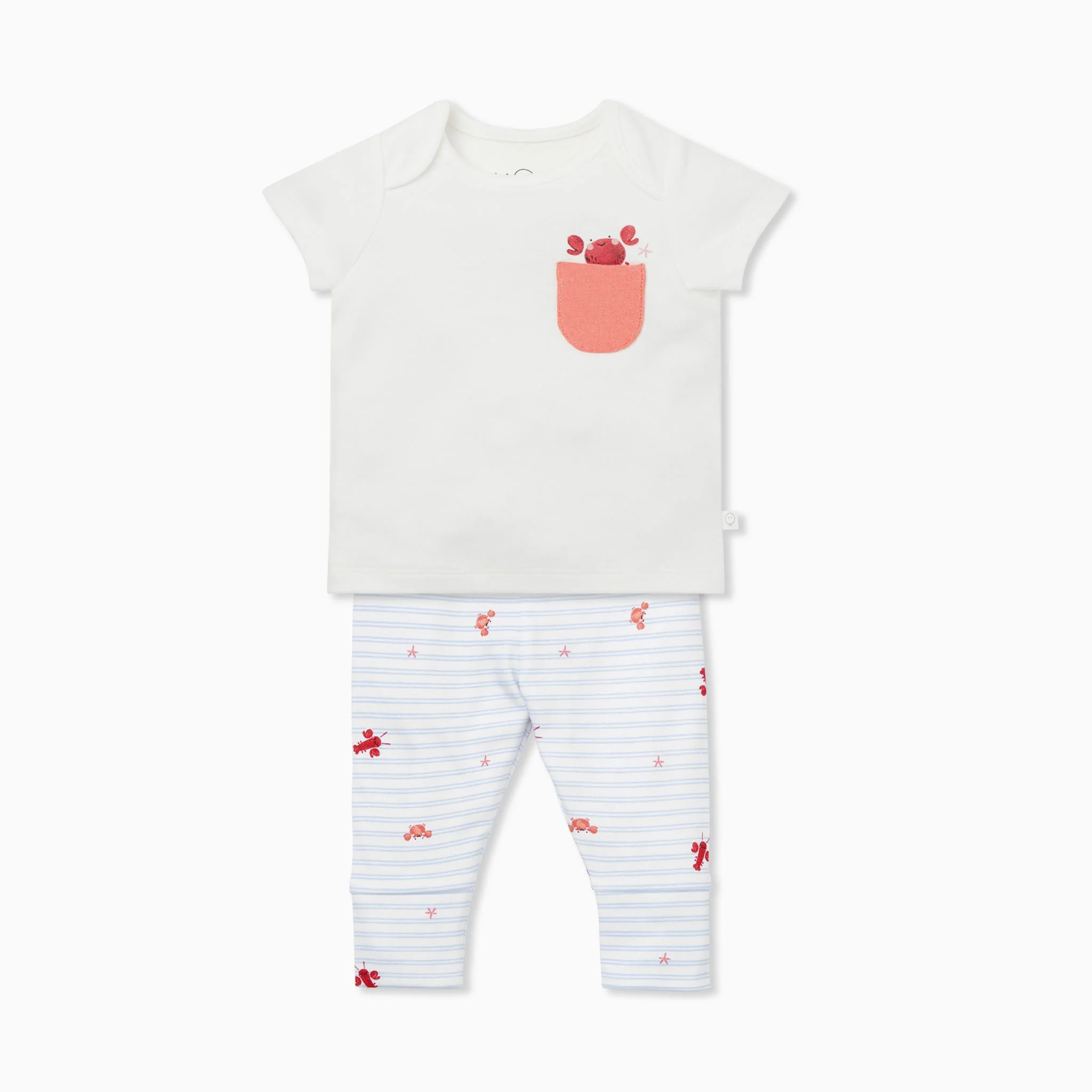 Ocean Crab T-Shirt & Leggings Set