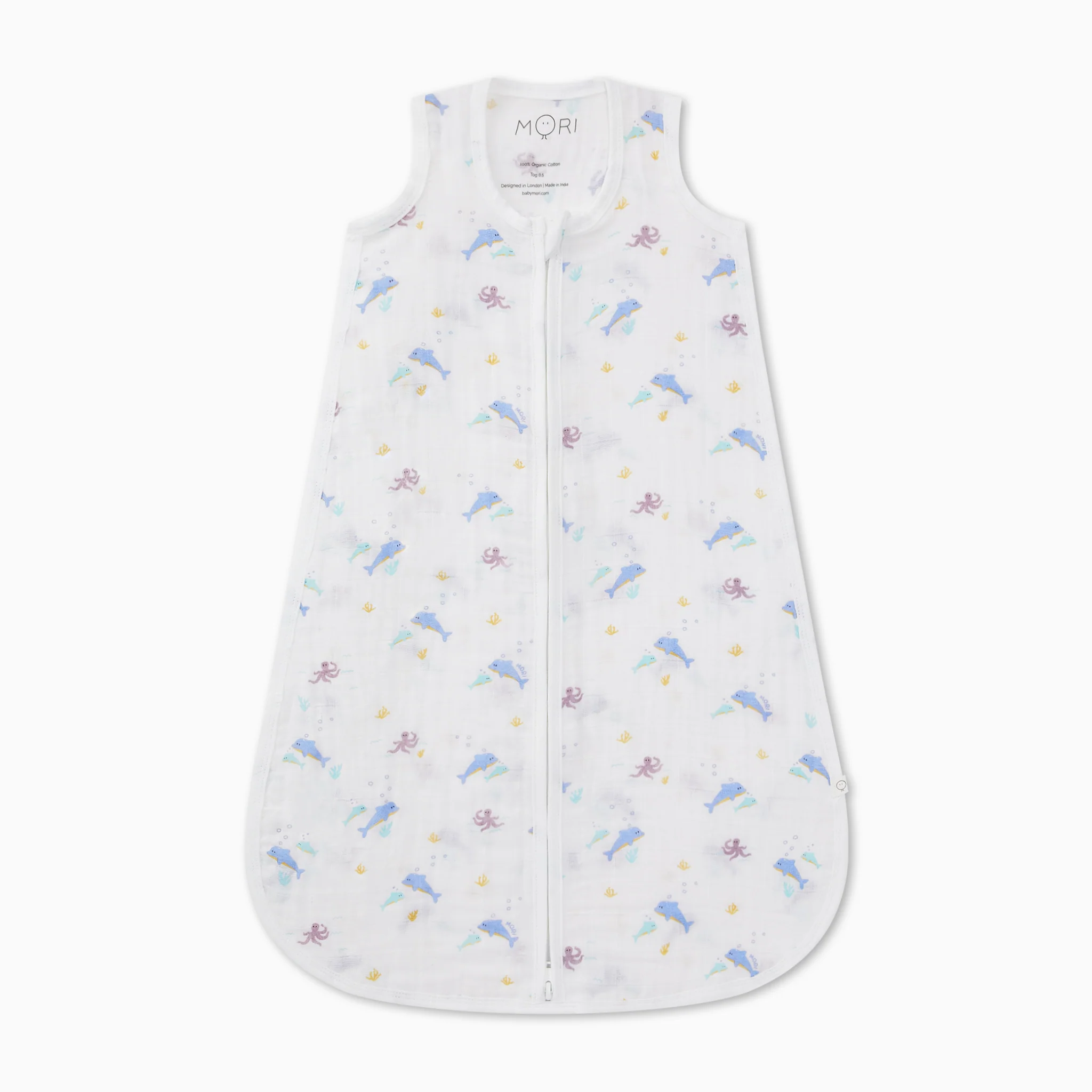 Ocean Muslin Front Opening Sleeping Bag 0.5 TOG - Image 2