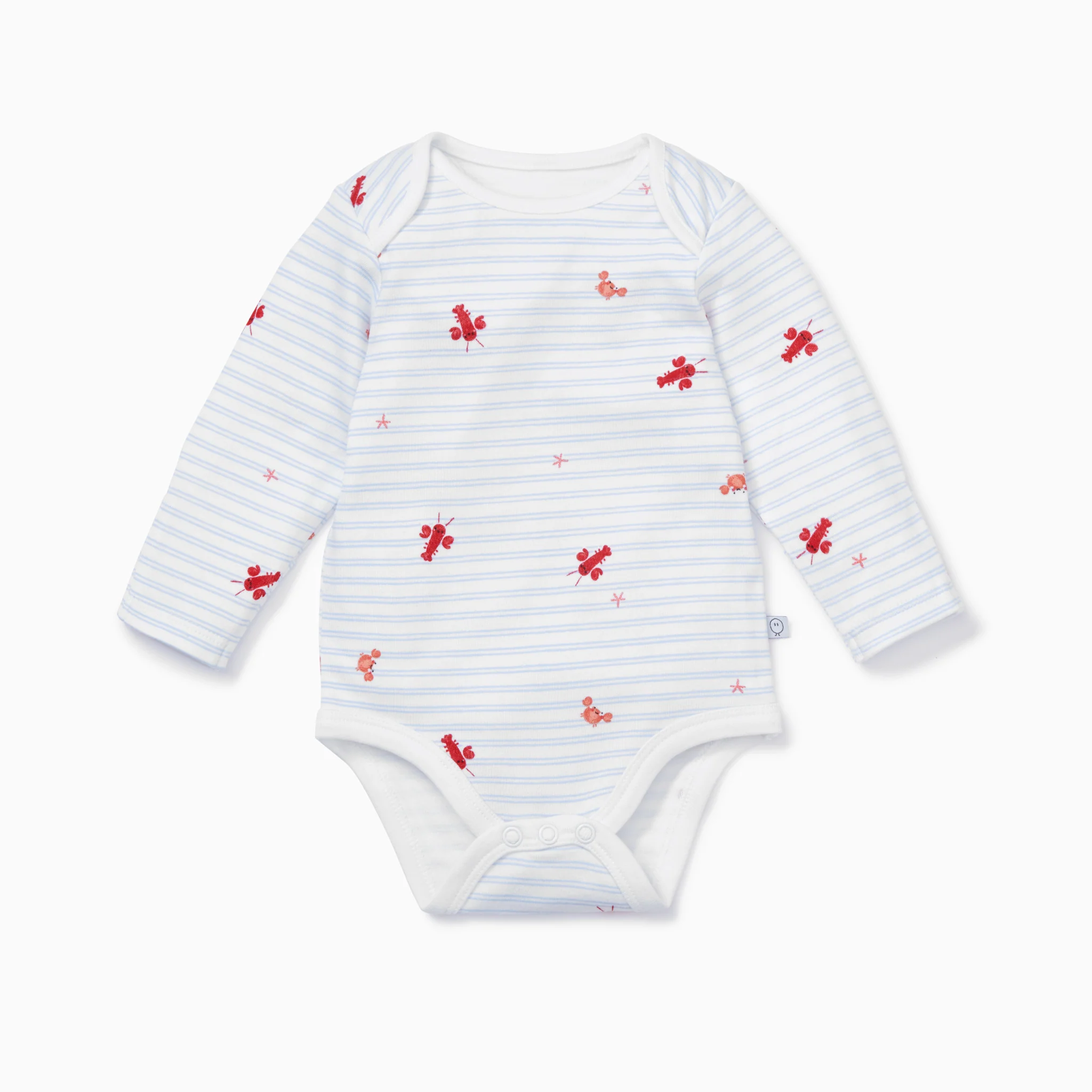 Ocean Stripe Long Sleeve Bodysuit 4 Pack - Image 2