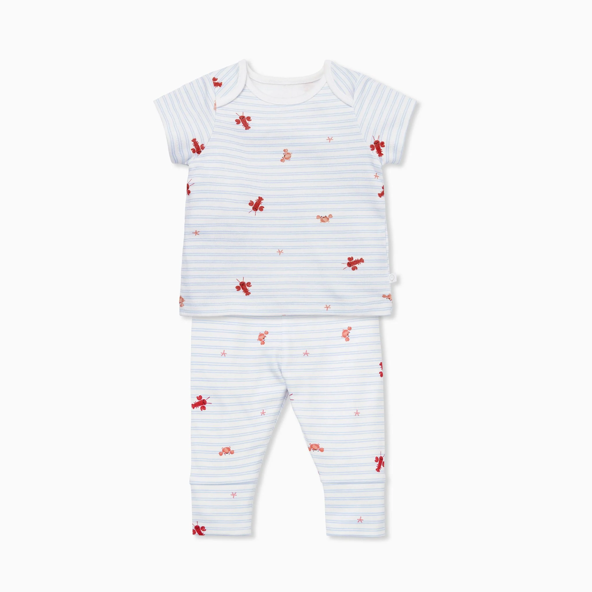 Ocean Stripe T-Shirt & Leggings Set