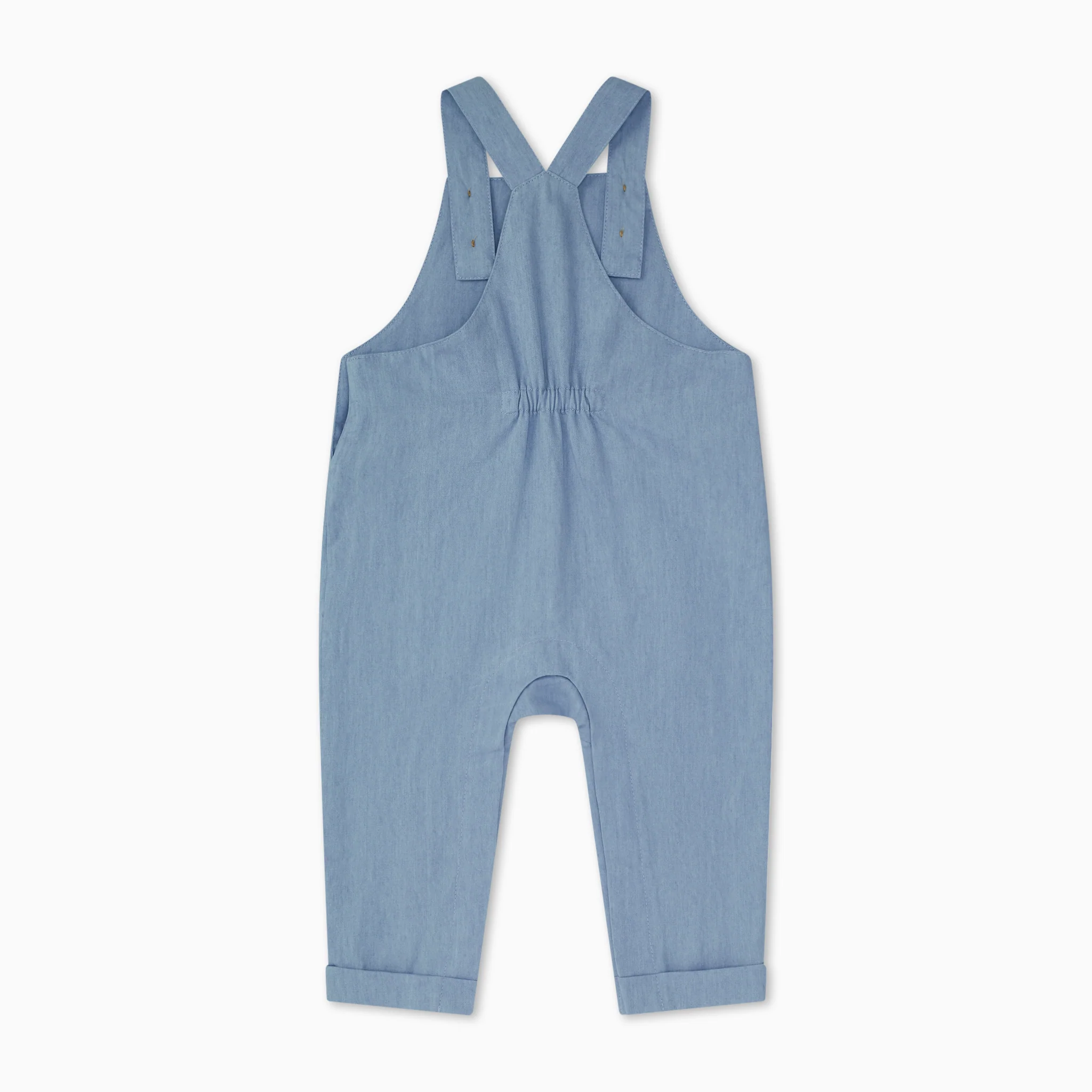 Organic Cotton Chambray Dungarees - Image 6