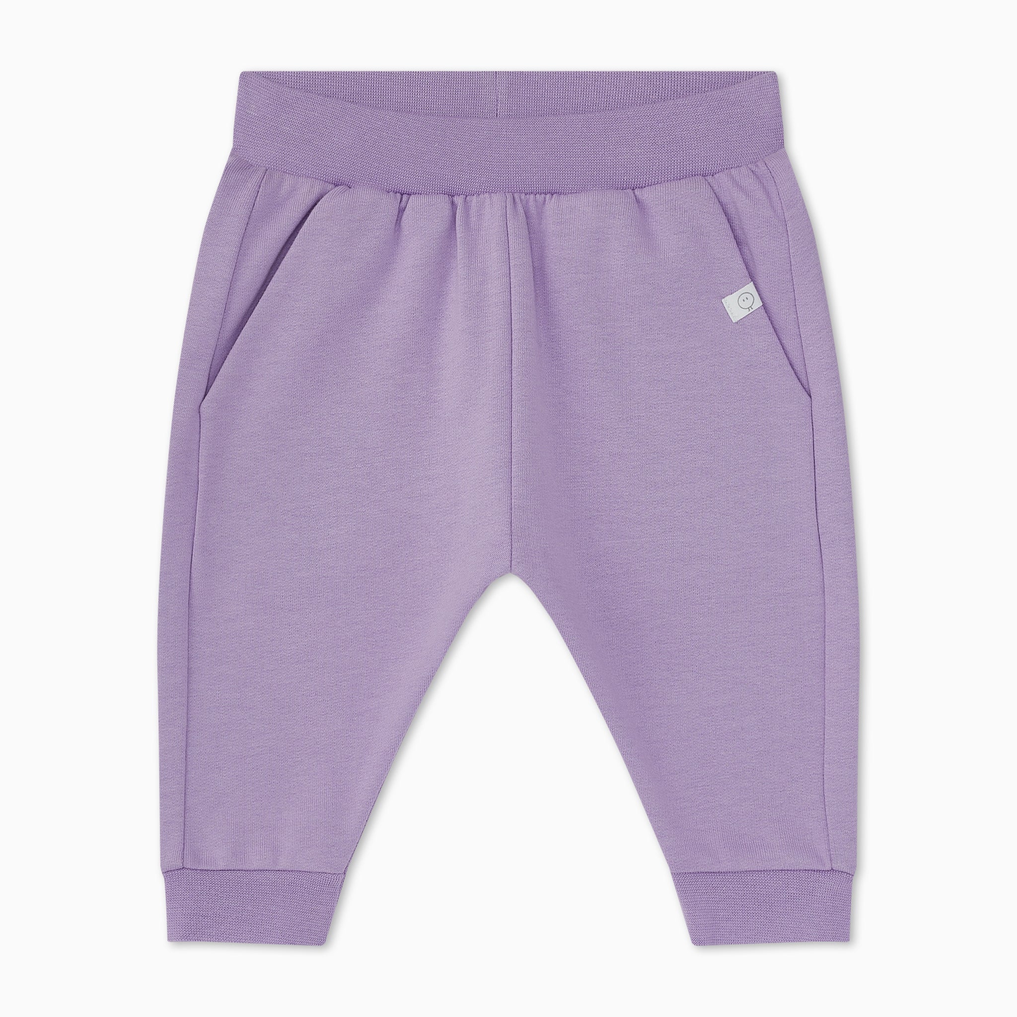 Organic Cotton Oversized Joggers - Lilac - Image 2