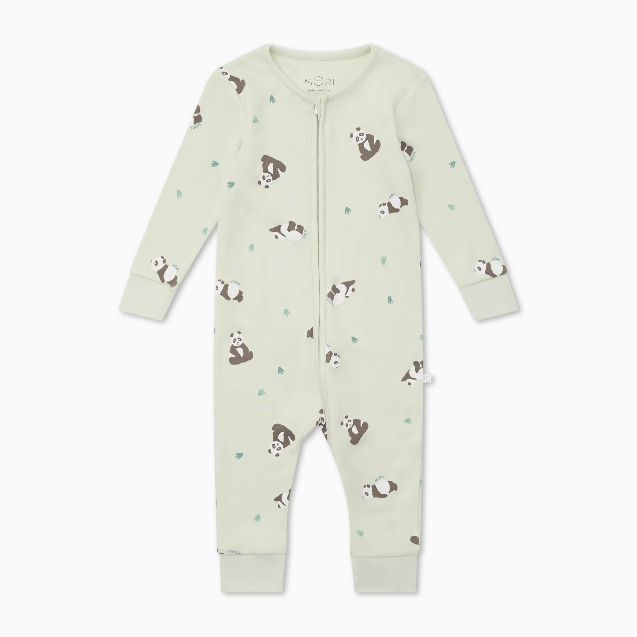 Panda Print Clever Zip Sleepsuit - Image 4