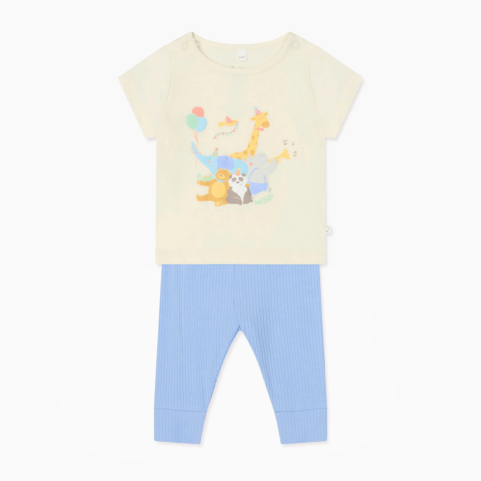 Party Animals T-shirt & Ribbed Leggings Outfit - Image 4