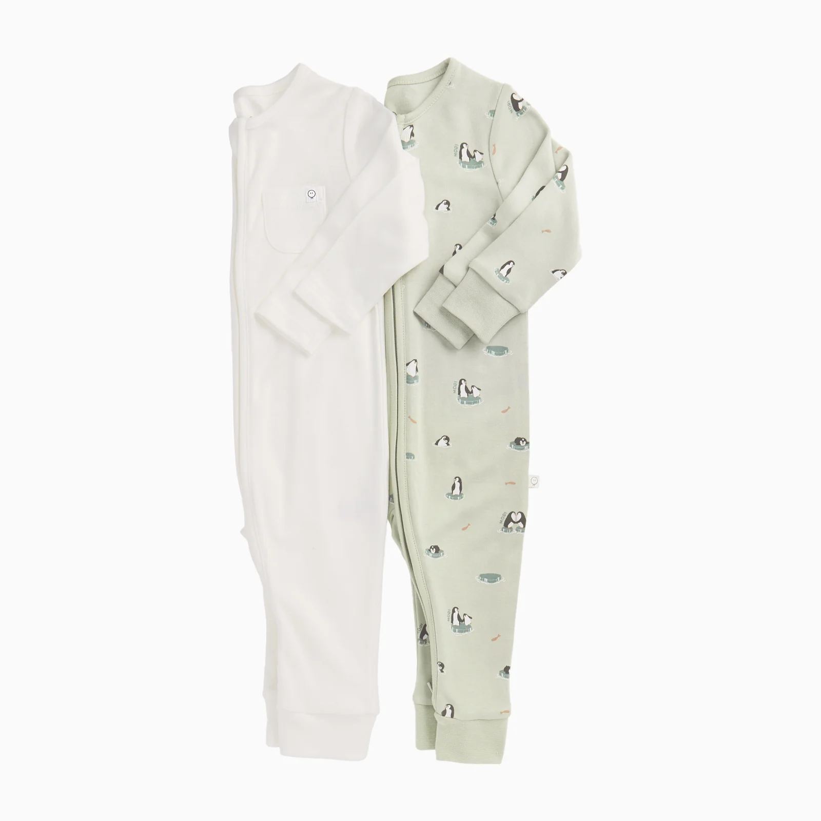 Penguin Clever Zip Sleepsuit 2 Pack - Image 3