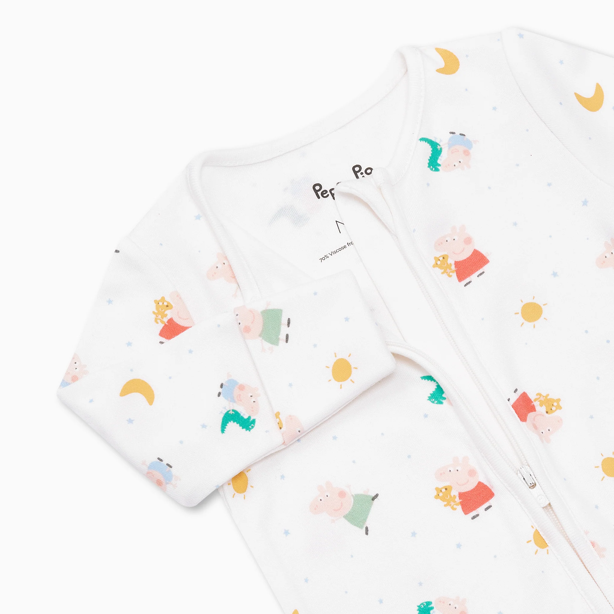 Peppa Pig Clever Zip Sleepsuit - Image 3