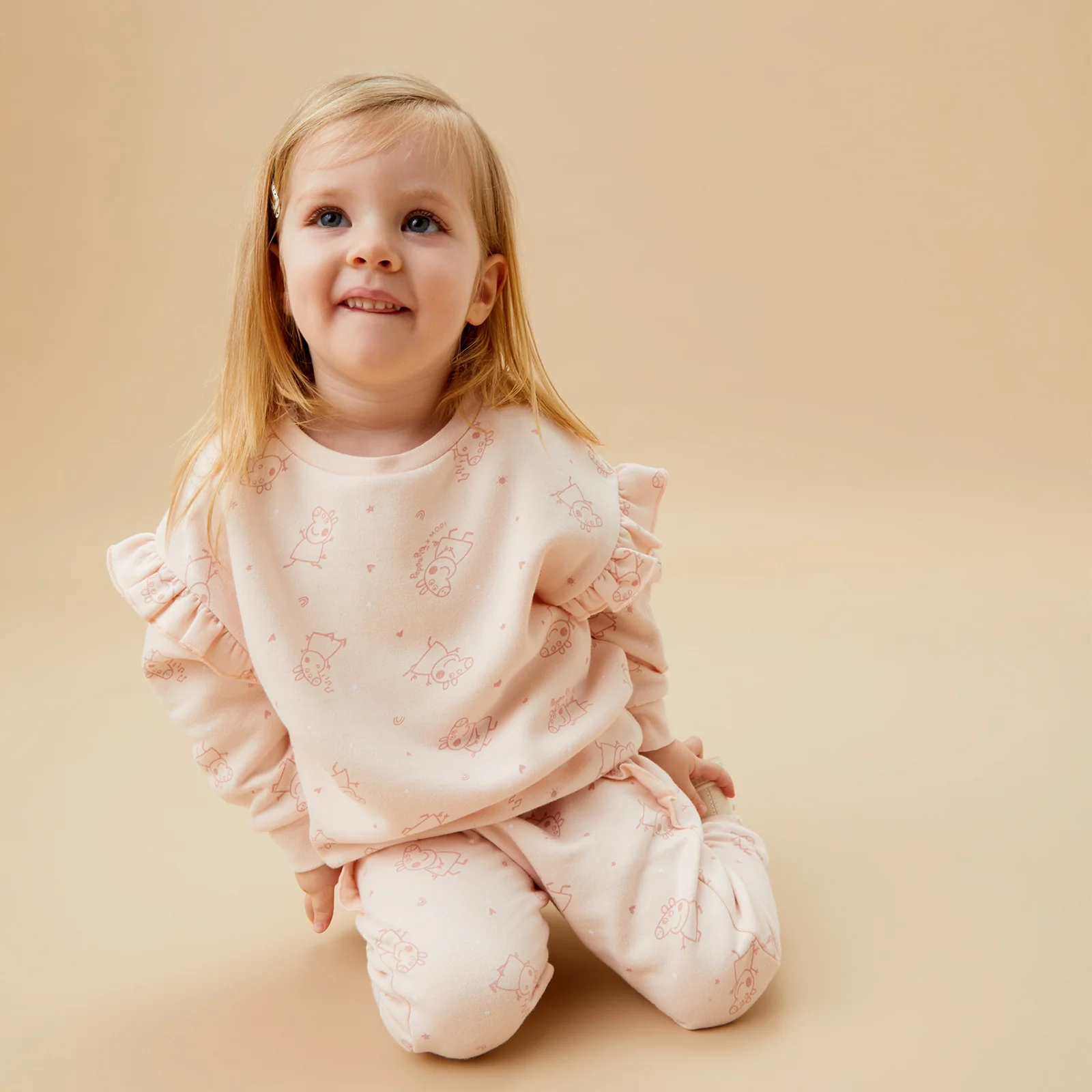 Peppa Pig Frilled Sweatshirt & Joggers Outfit - Image 2