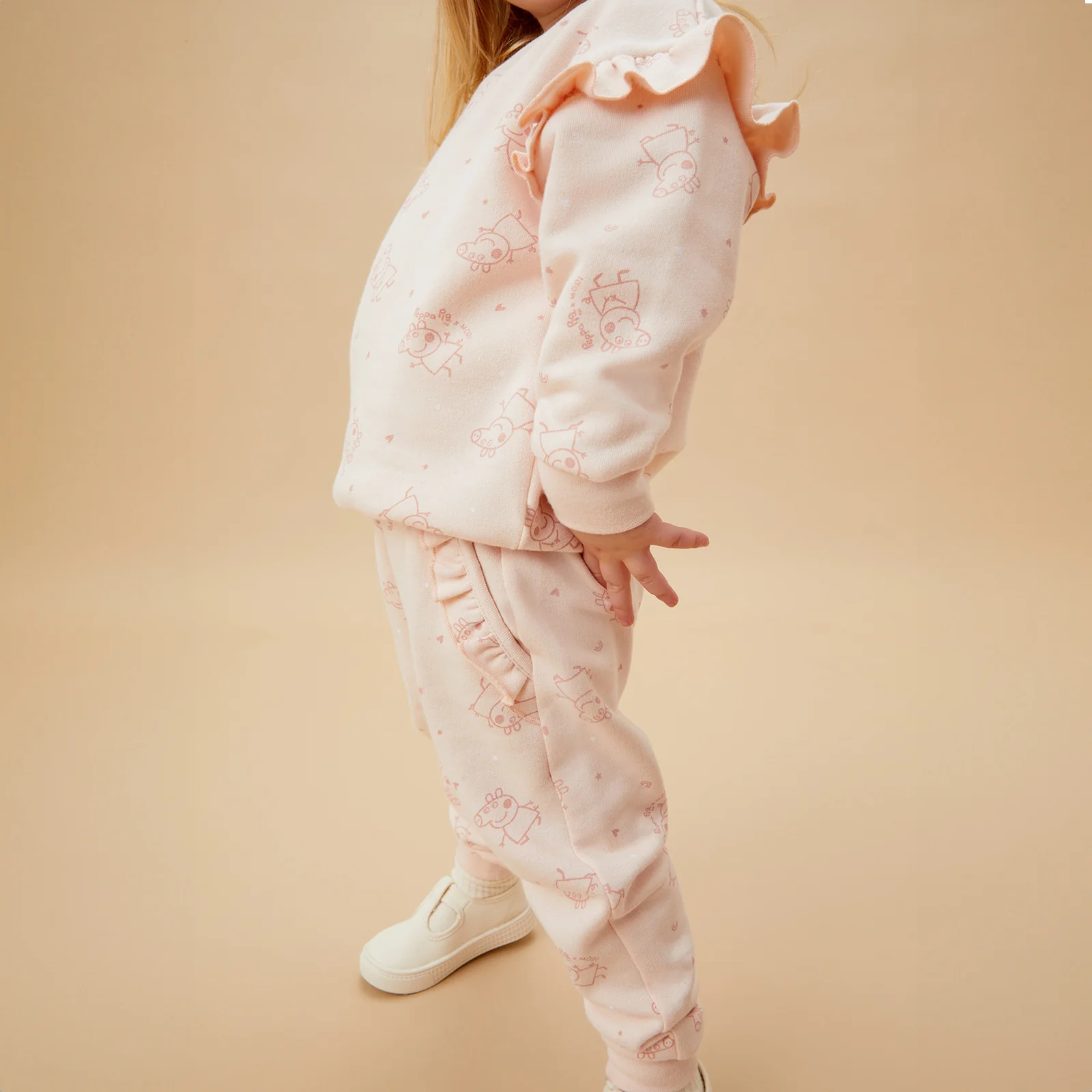 Peppa Pig Frilled Sweatshirt & Joggers Outfit - Image 8