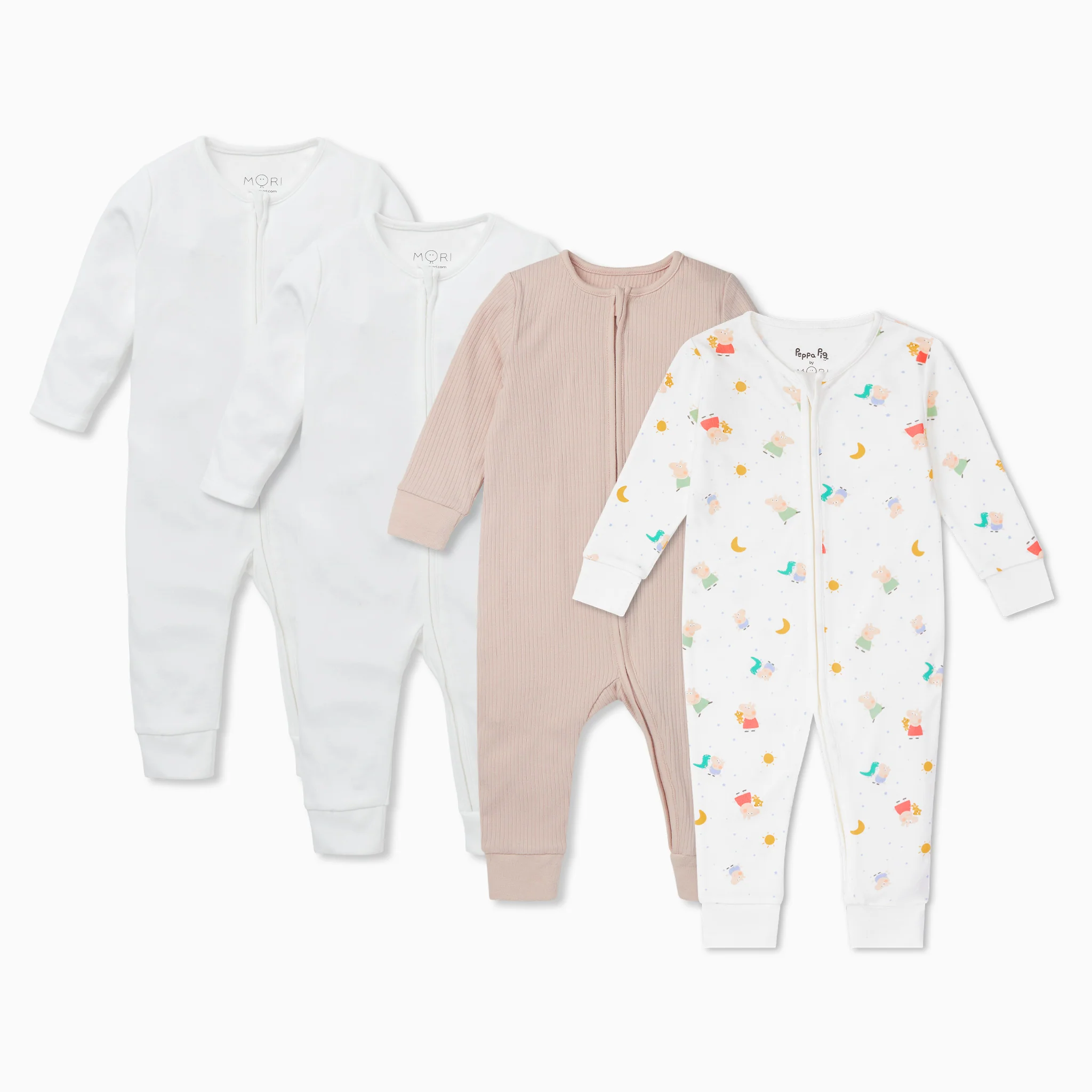 Peppa Pig Zip Sleepsuits 4 Pack - Image 3