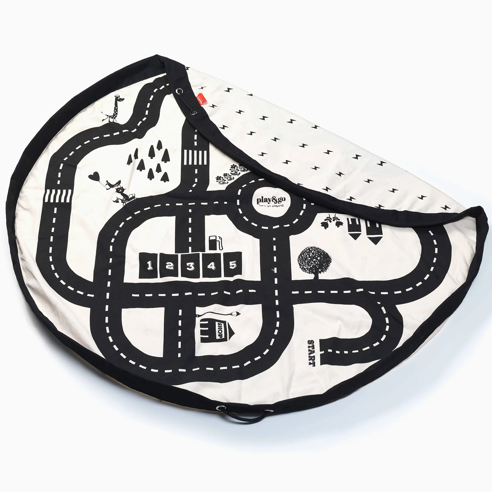 Play & Go Noomad Playmat and Storage Bag - Roadmap Thunderbolt - Image 2