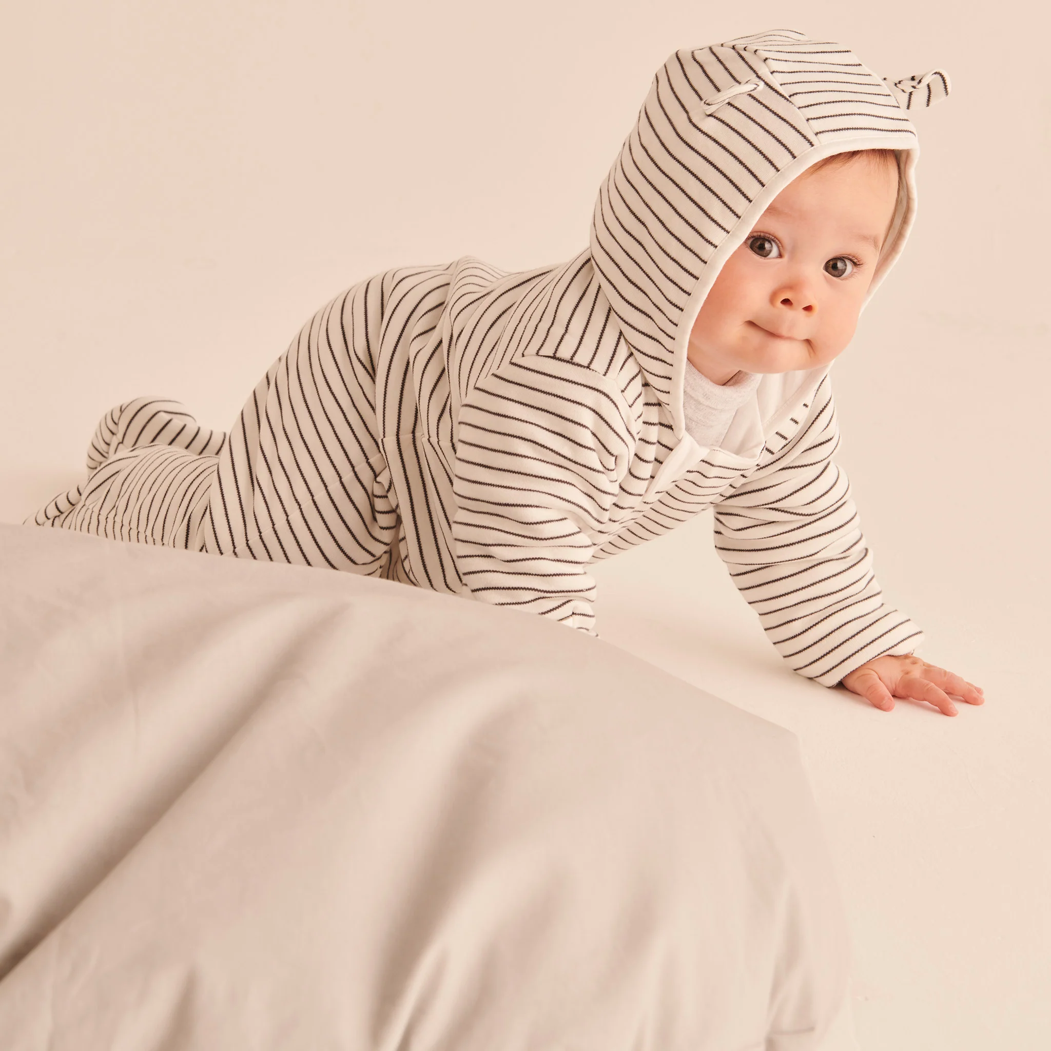 Pramsuit - Grey Stripe - Image 4