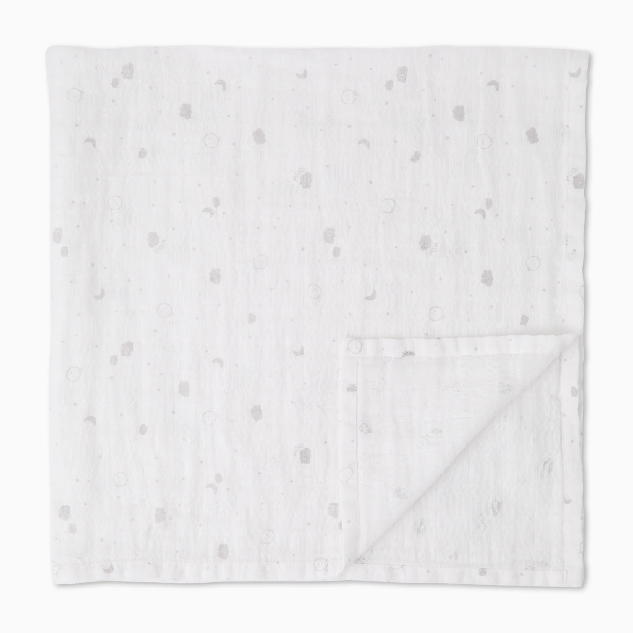 Pre-Washed Large Muslin Swaddle - White - Image 2