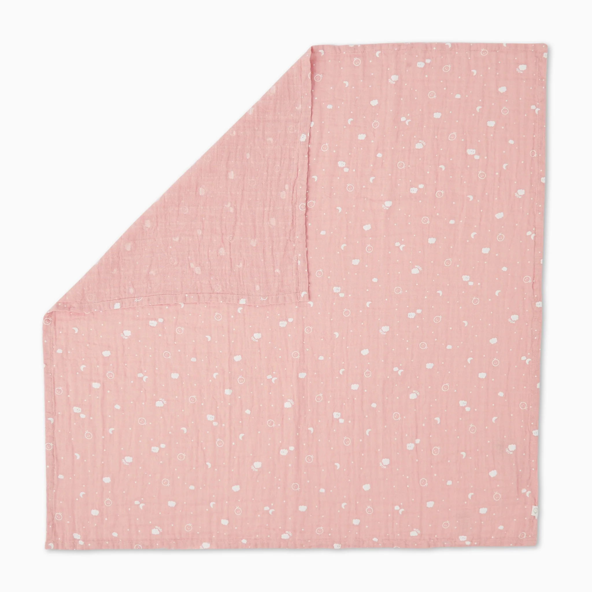 Pre-Washed Large Muslin Swaddle - Blush - Image 5