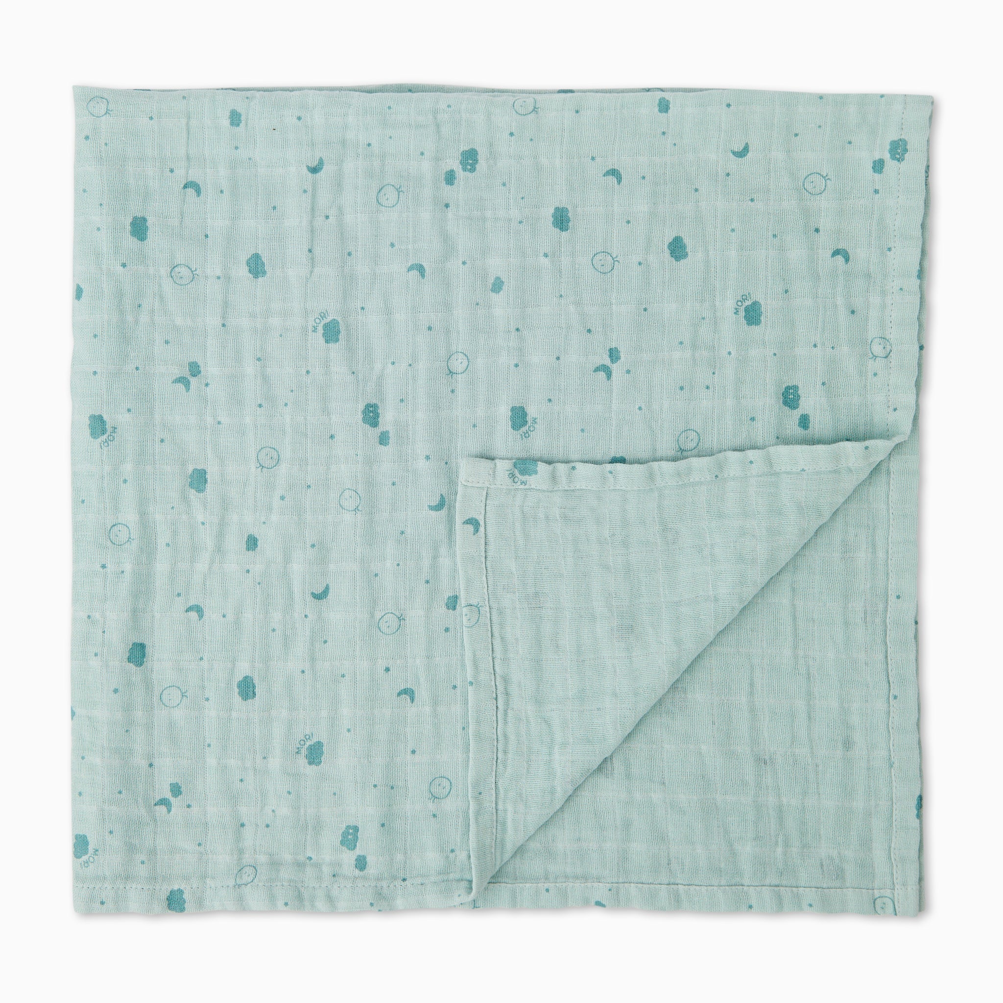 Pre-Washed Large Muslin Swaddle - Mint