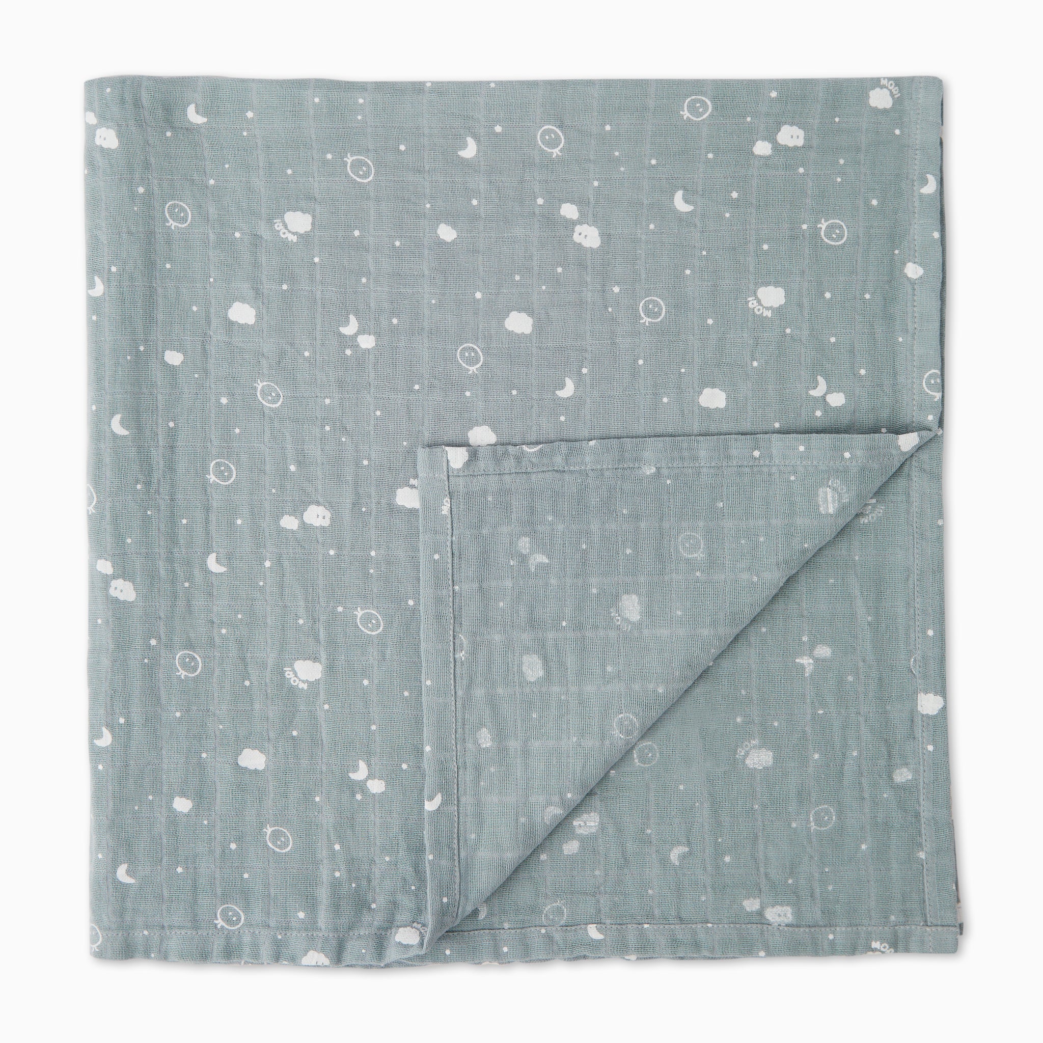Pre-Washed Regular Muslin - Blue - Image 2