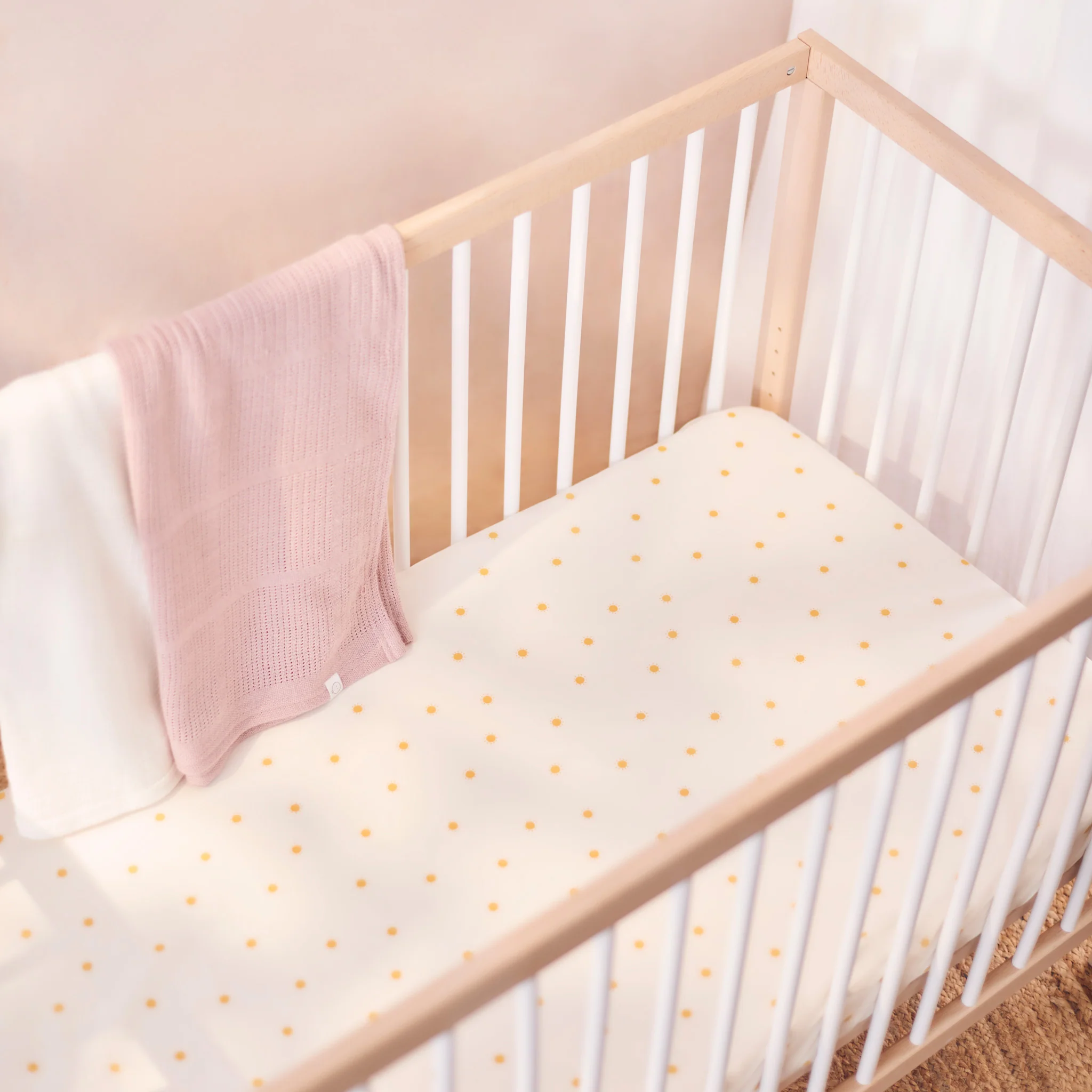 Printed Crib Fitted Sheet - Image 4