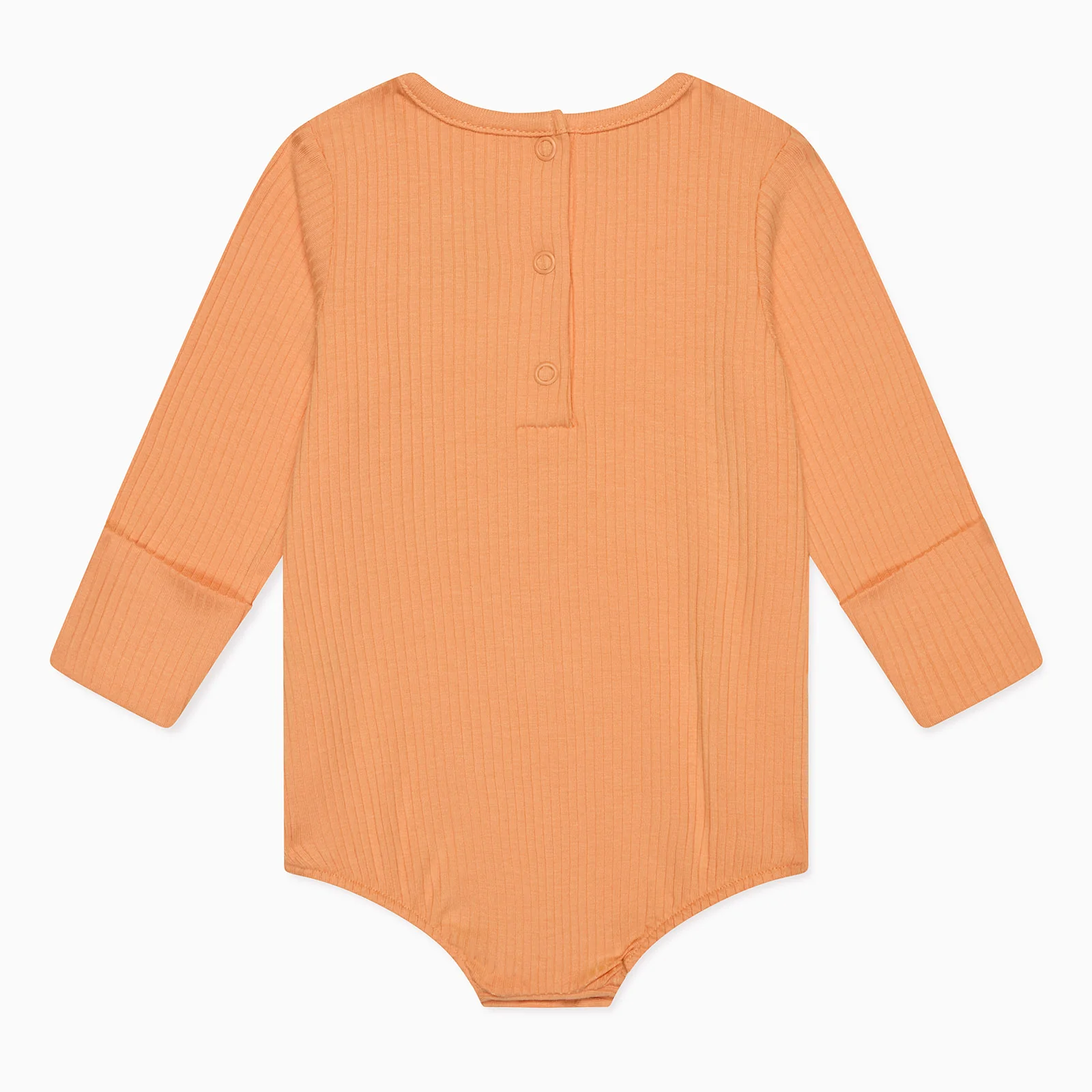 Pumpkin Ribbed Bloomer Bodysuit - Image 4