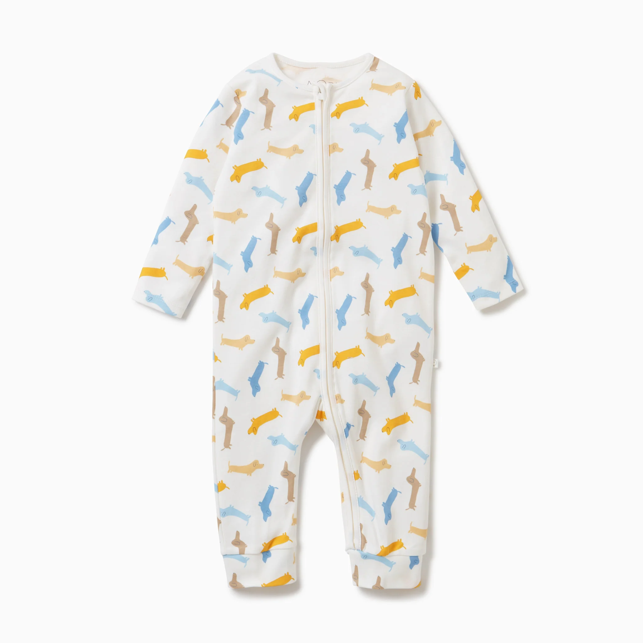 Pup Print Clever Zip Sleepsuit - Image 2