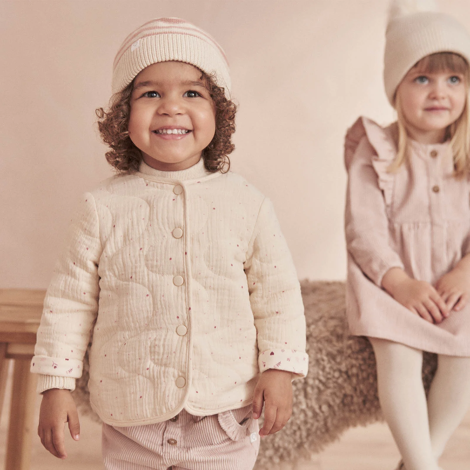 Quilted Jacket & Corduroy Trousers Outfit