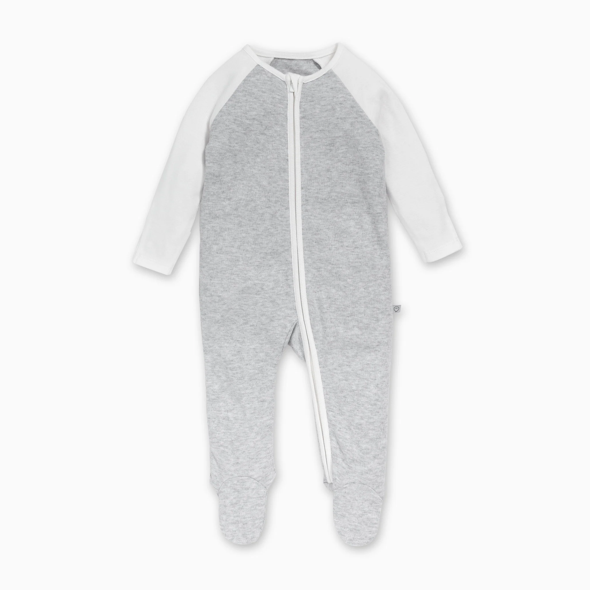 Raglan Zip-Up Sleepsuit - Image 2