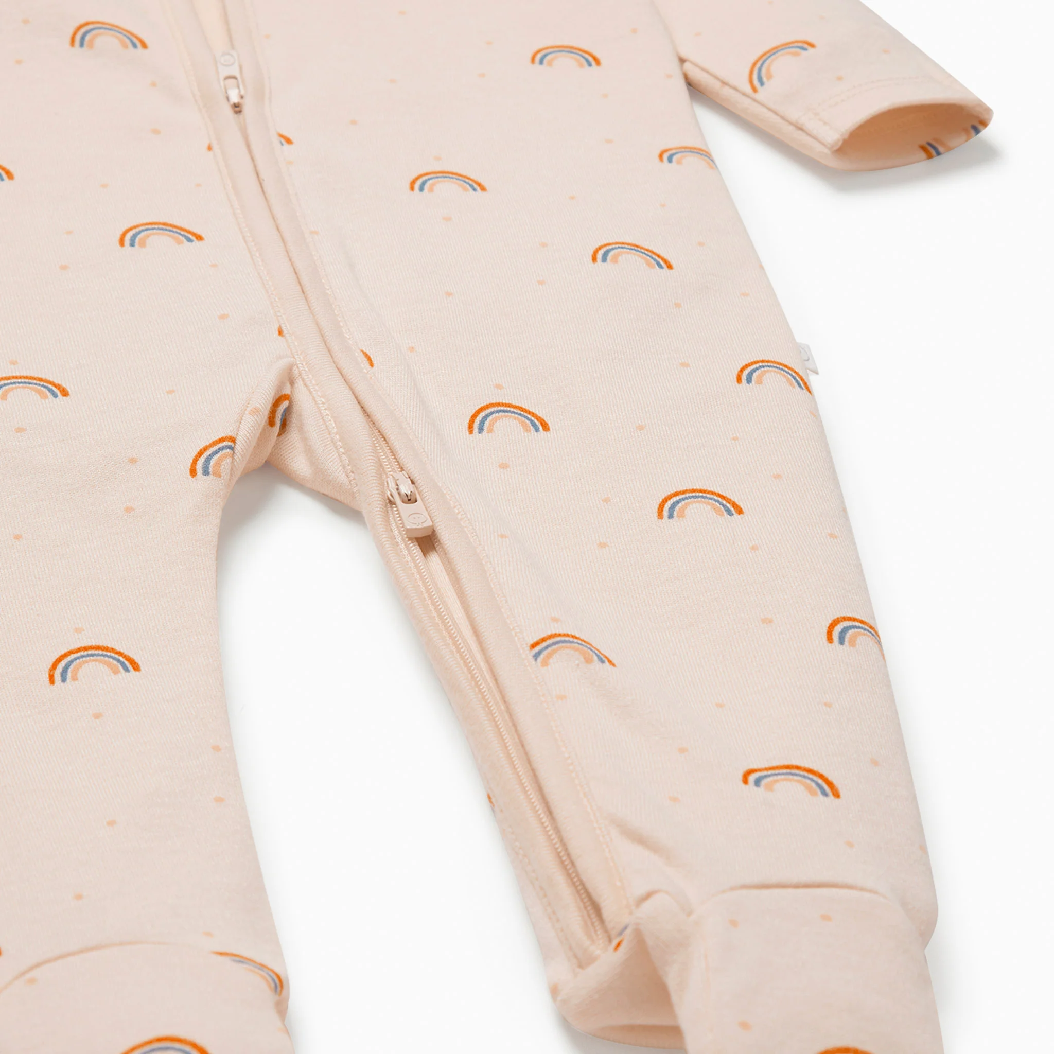 Rainbow Zip Sleepsuit 4 Pack - Image 4