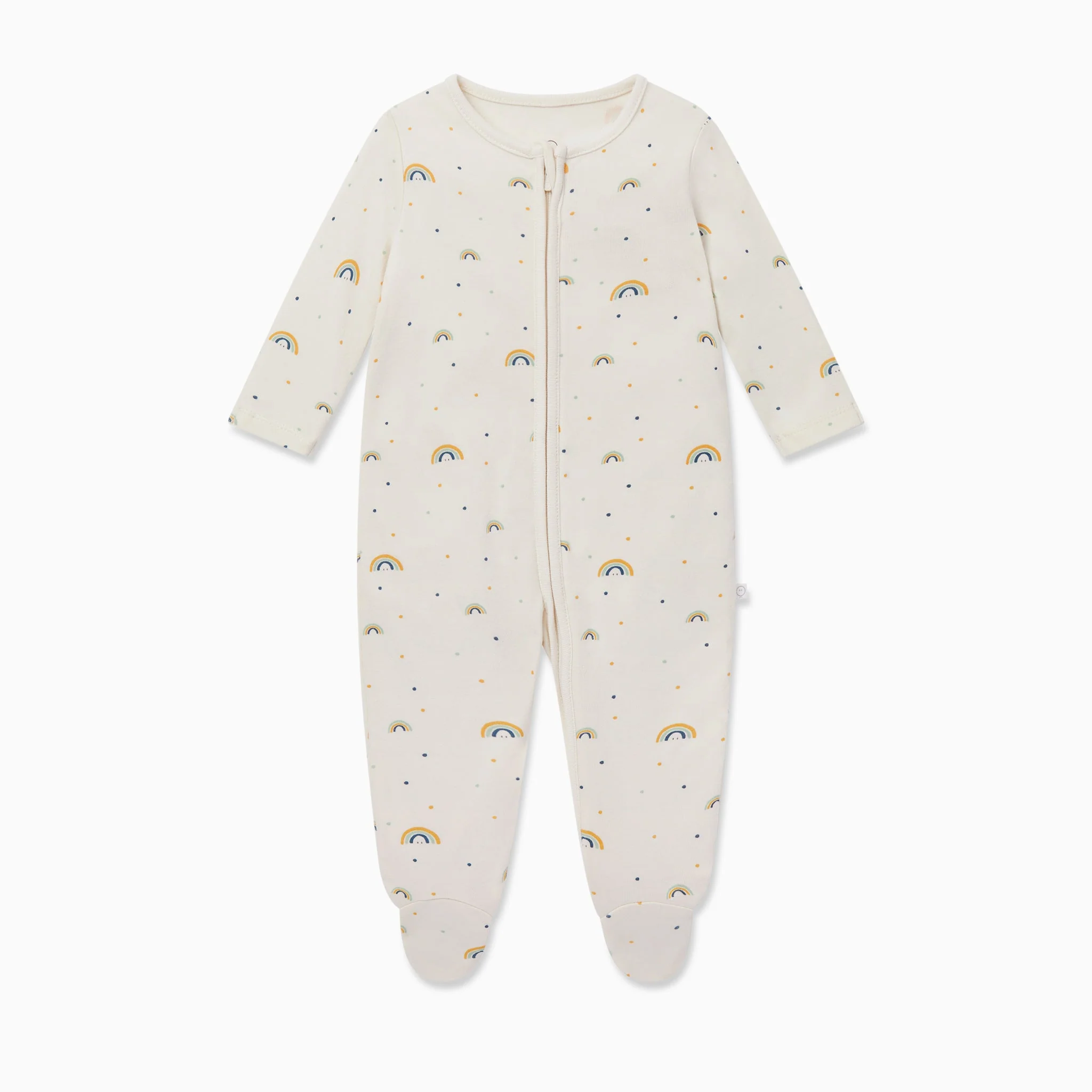 Rainbow Zip-Up Sleepsuit - Image 2