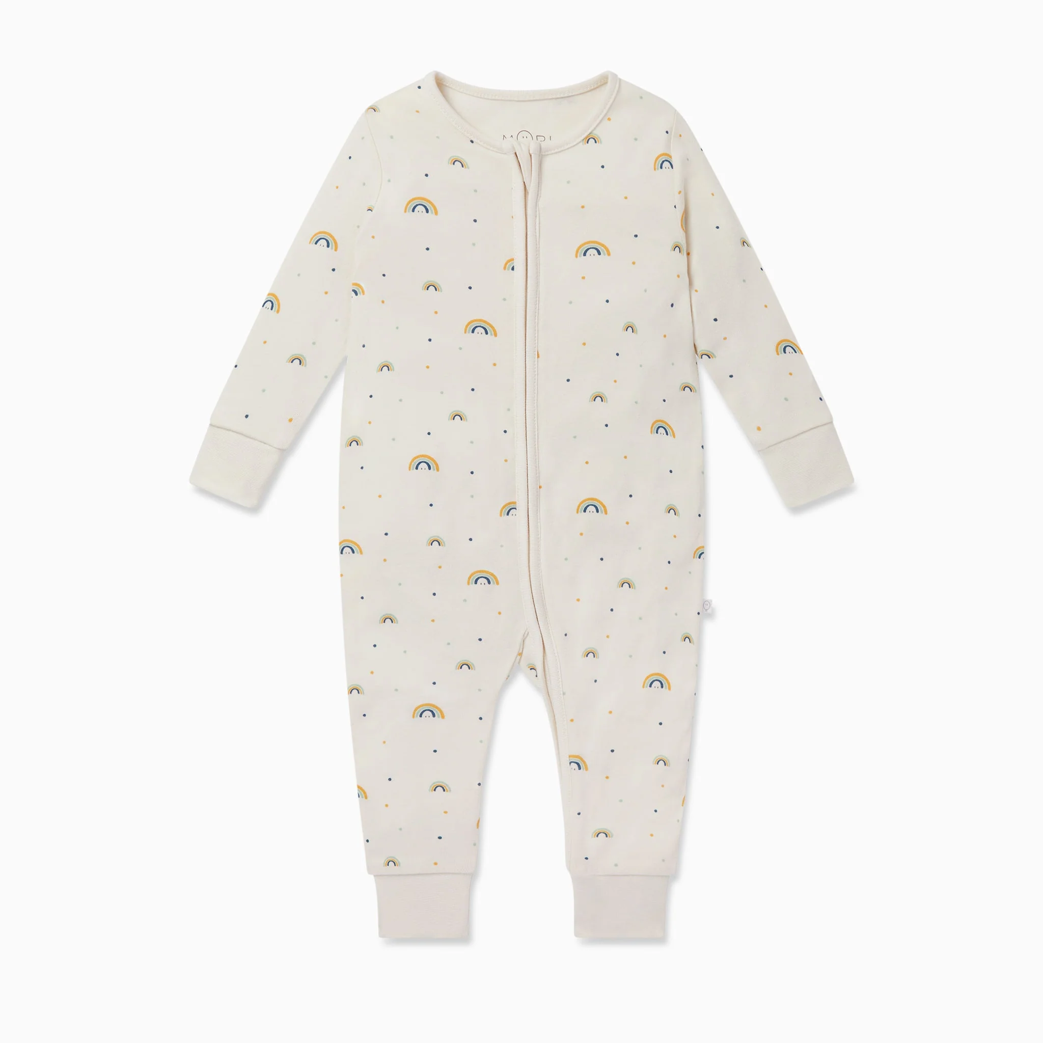 Rainbow Zip-Up Sleepsuit - Image 3