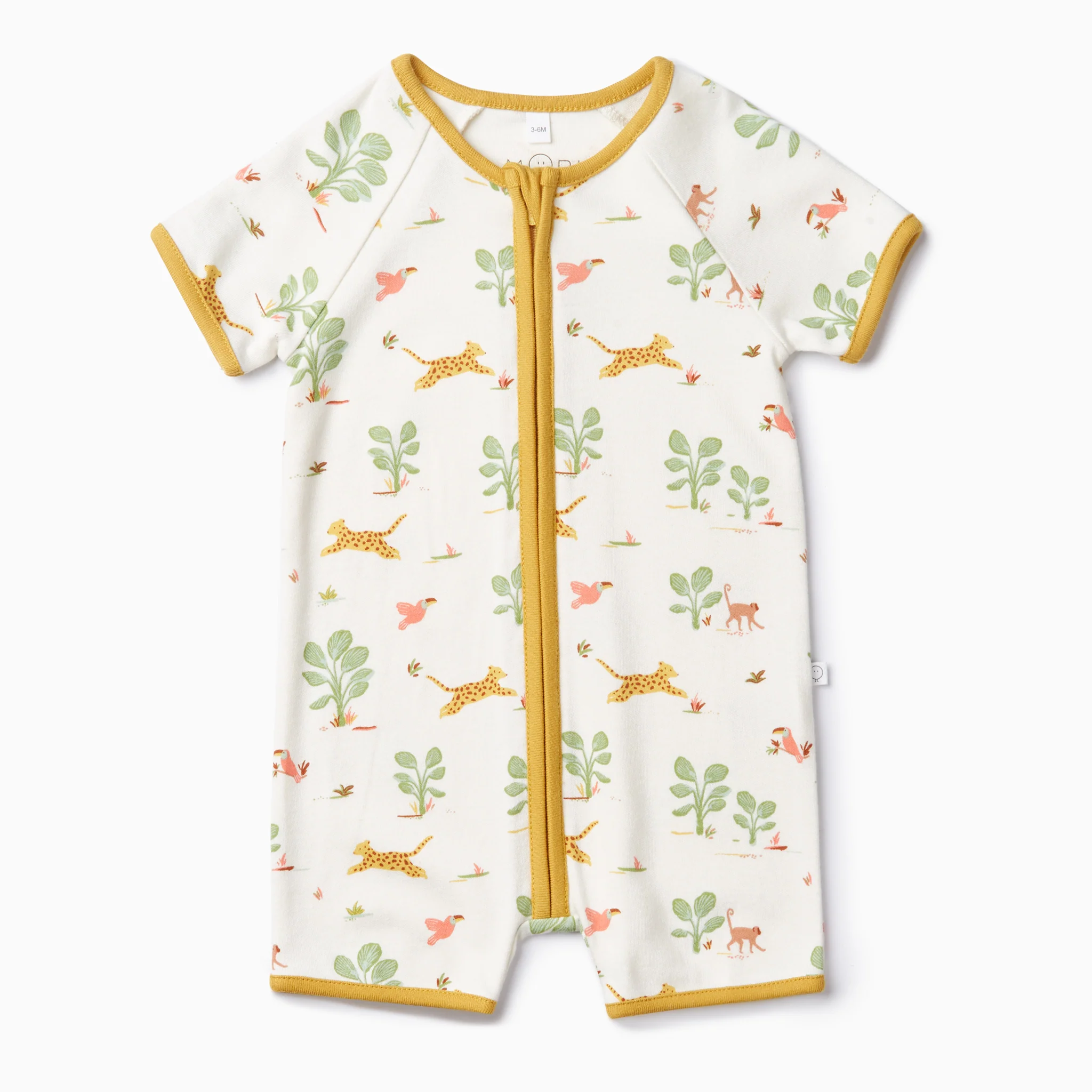 Rainforest Zip Summer Sleepsuit