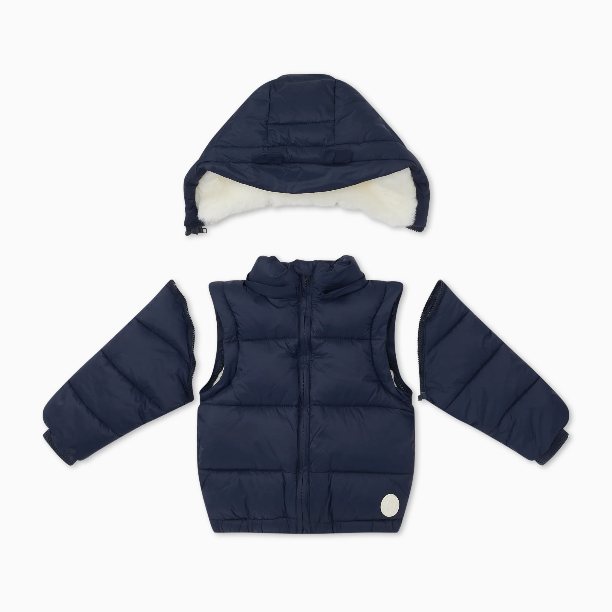 Recycled Waterproof Padded 3-in-1 Coat - Image 3