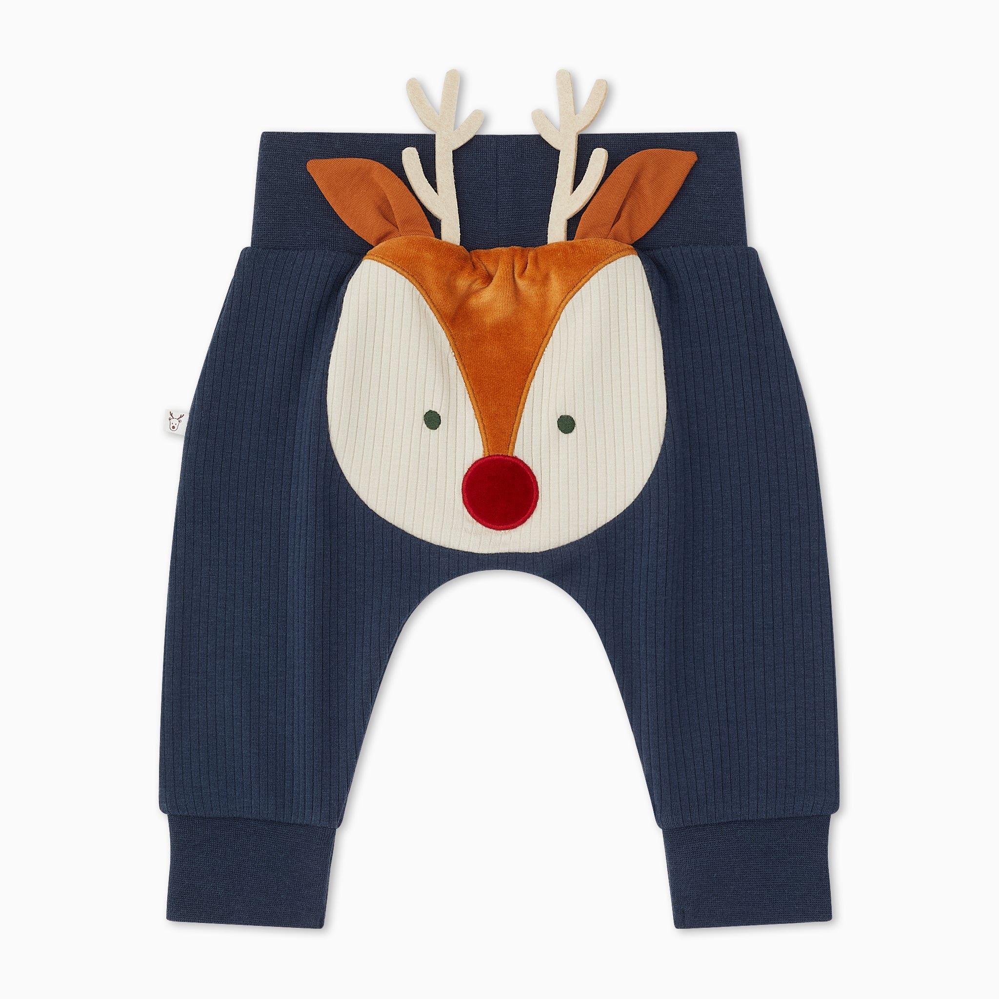 Reindeer Ribbed Joggers - Image 2