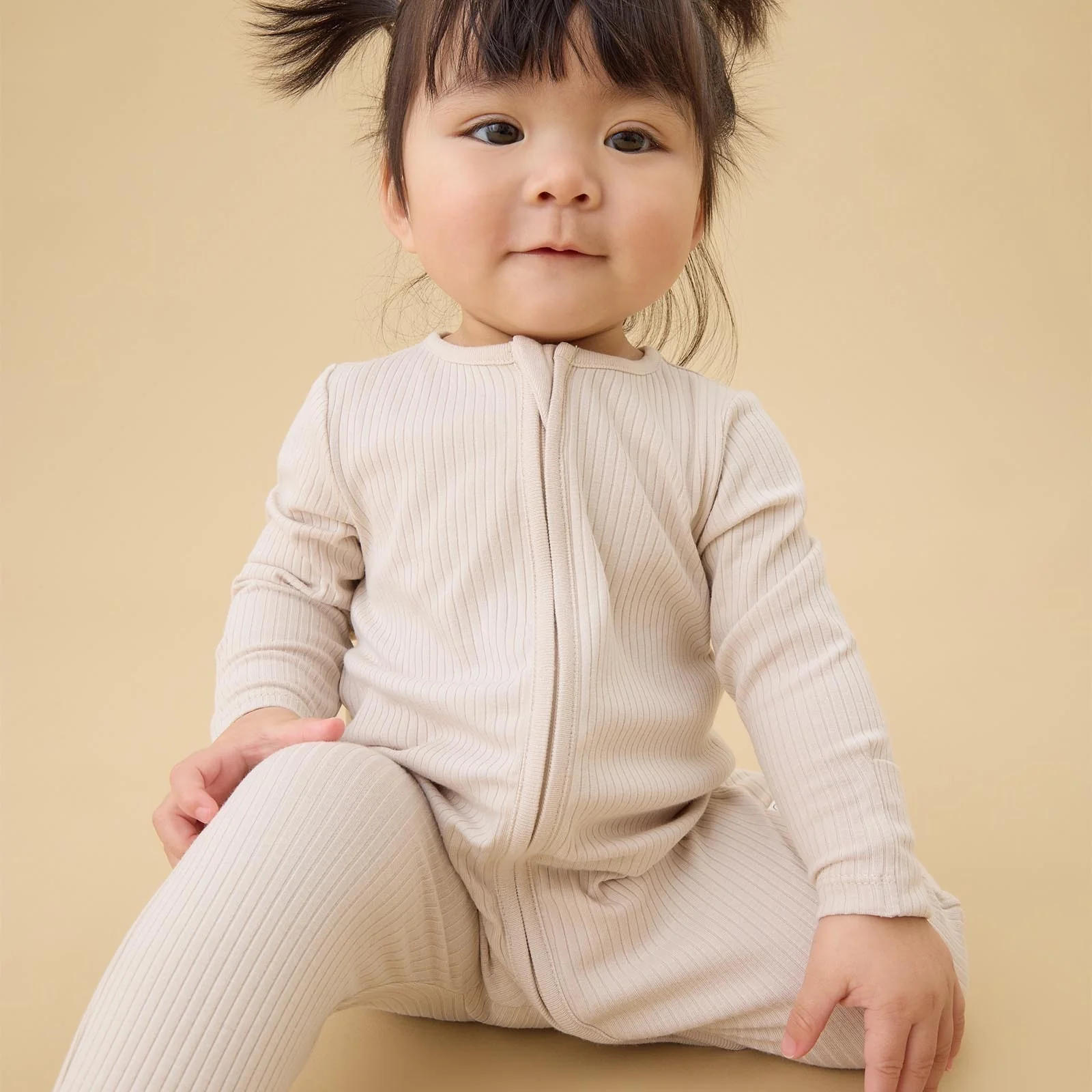 Ribbed Clever Zip Sleepsuit 7 pack - Image 2