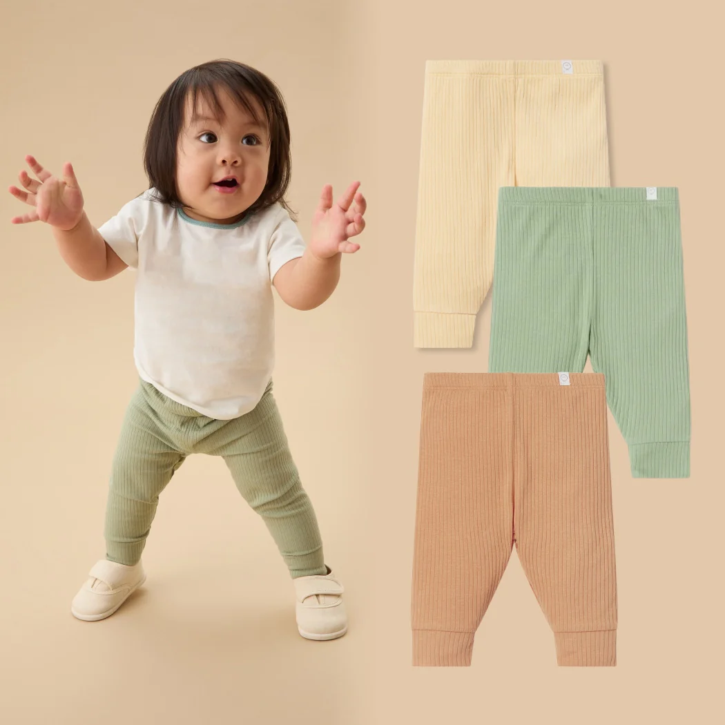 Ribbed Leggings 3 Pack - Image 3