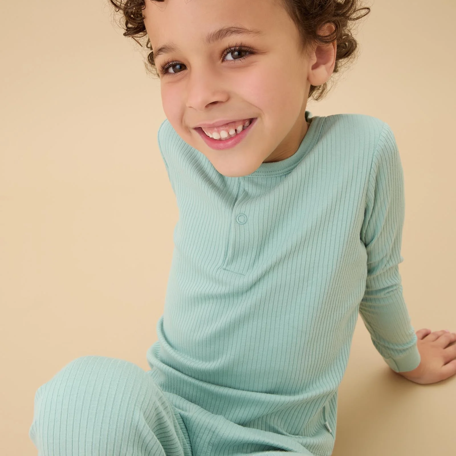 Ribbed Pyjamas - Mint
