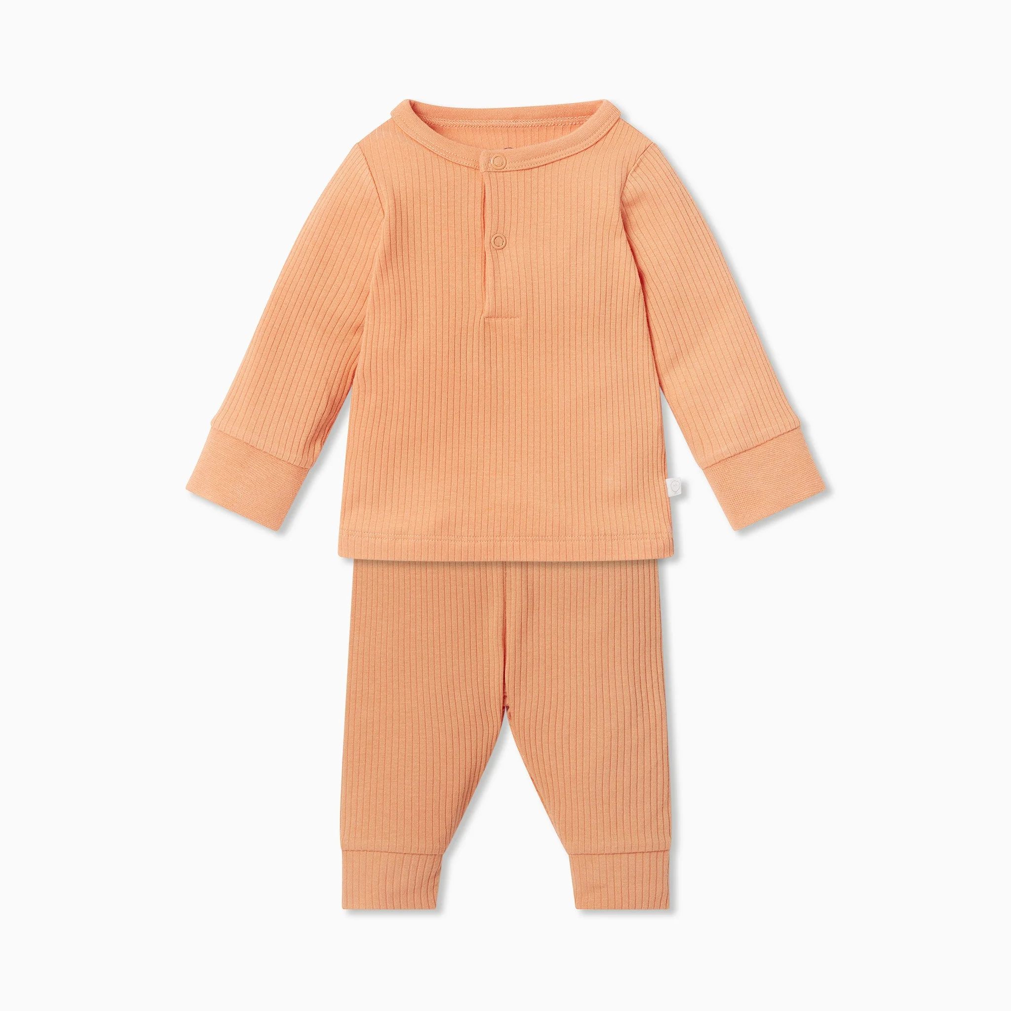 Ribbed Pyjamas - Orange - Image 2