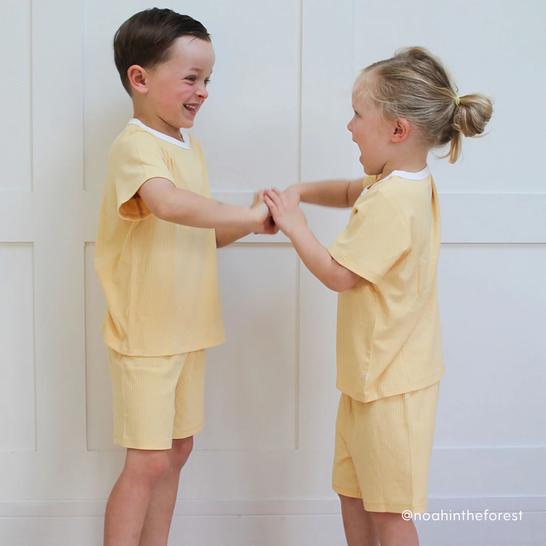 Ribbed Summer Pyjamas