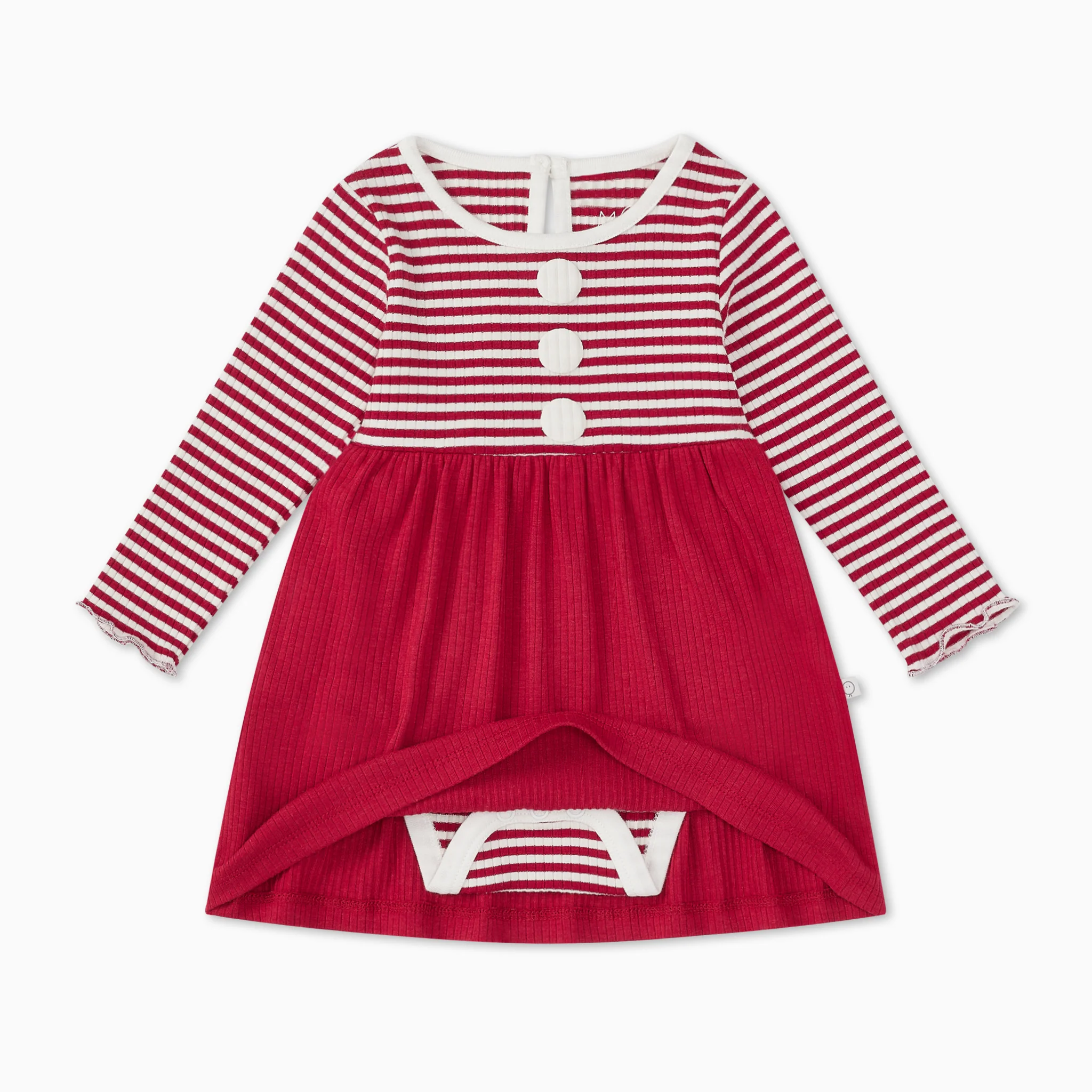 Ruby Stripe Ribbed Dress - Image 6