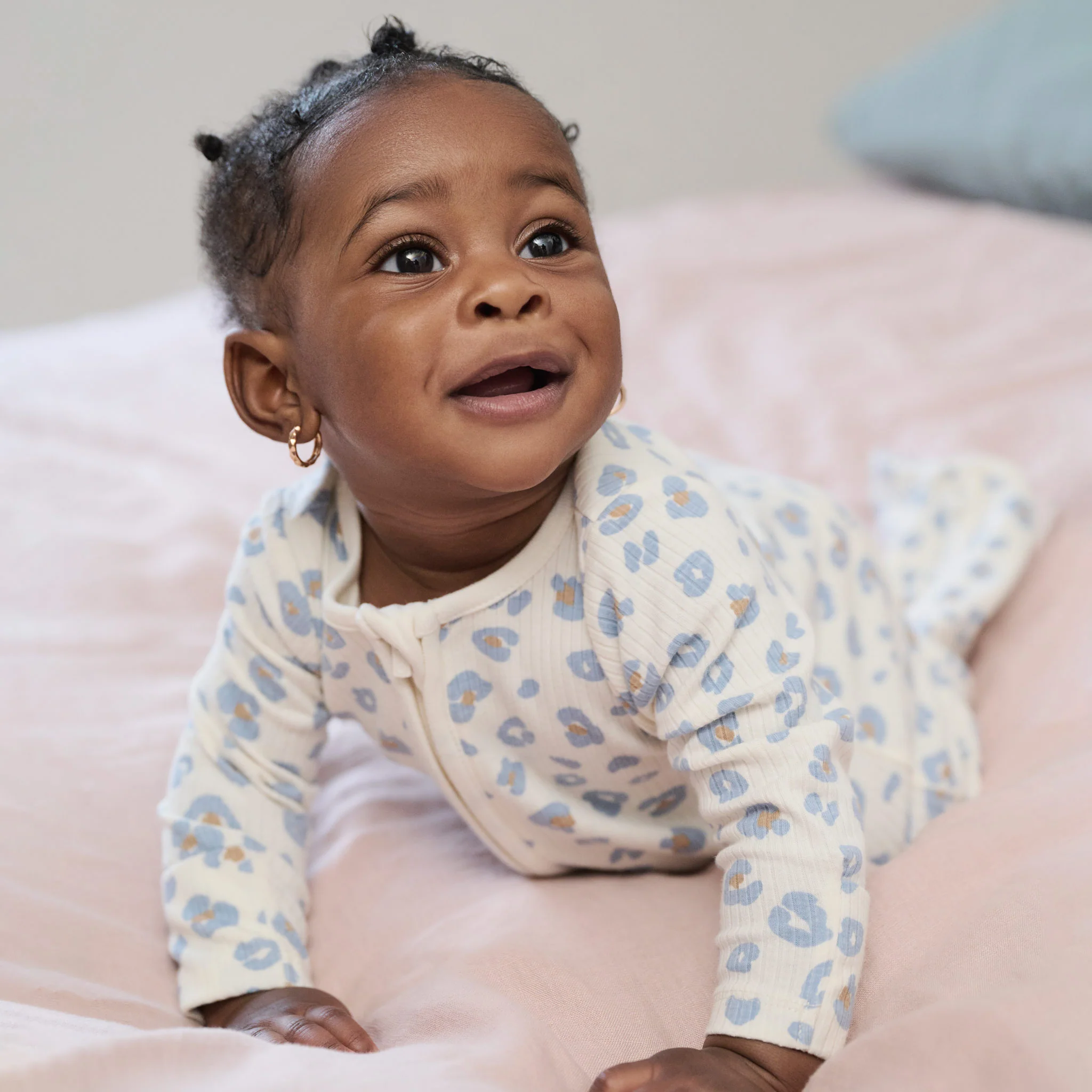 Safari Ribbed Clever Zip Sleepsuit 4 Pack - Image 3