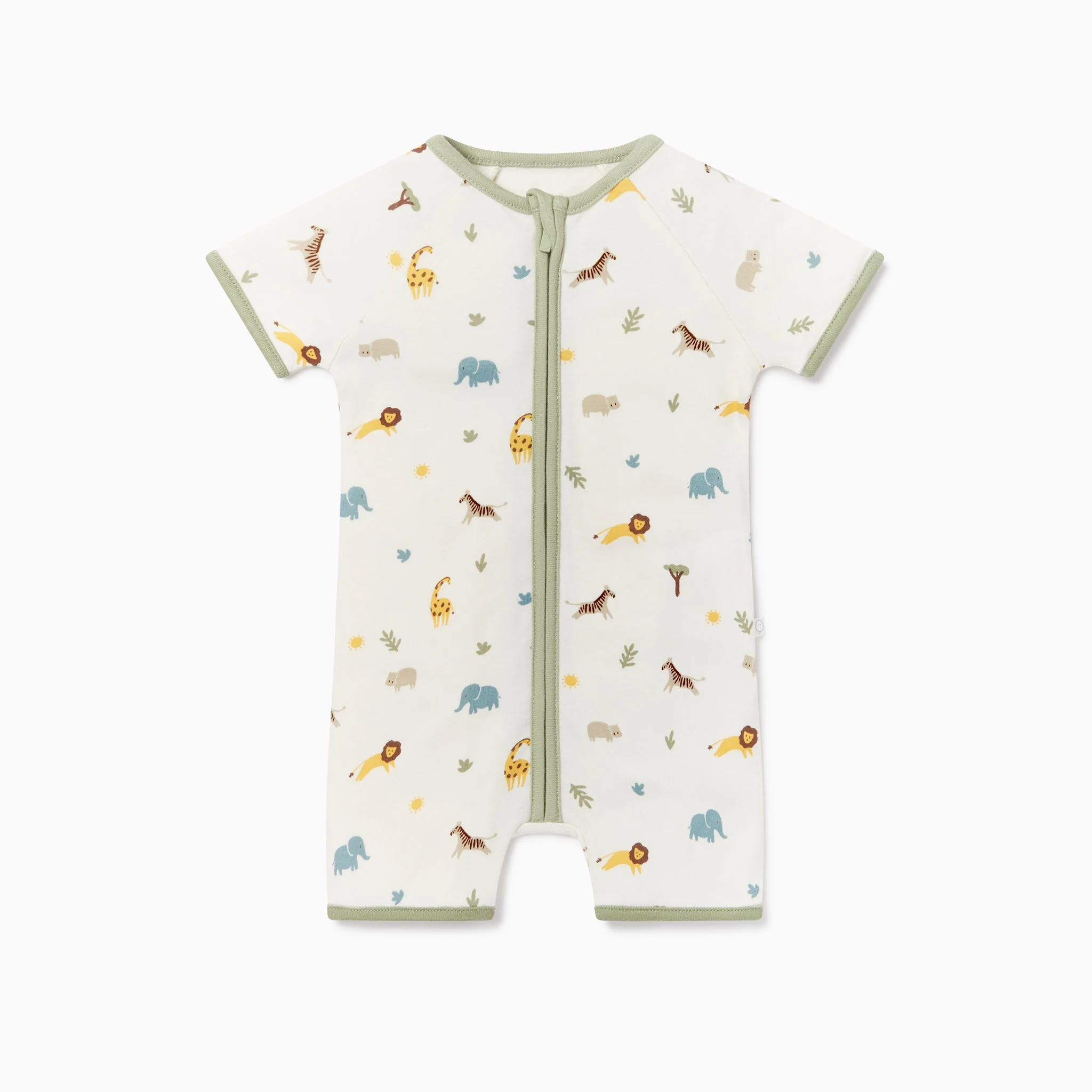 Safari Zip Summer Sleepsuit - Image 2